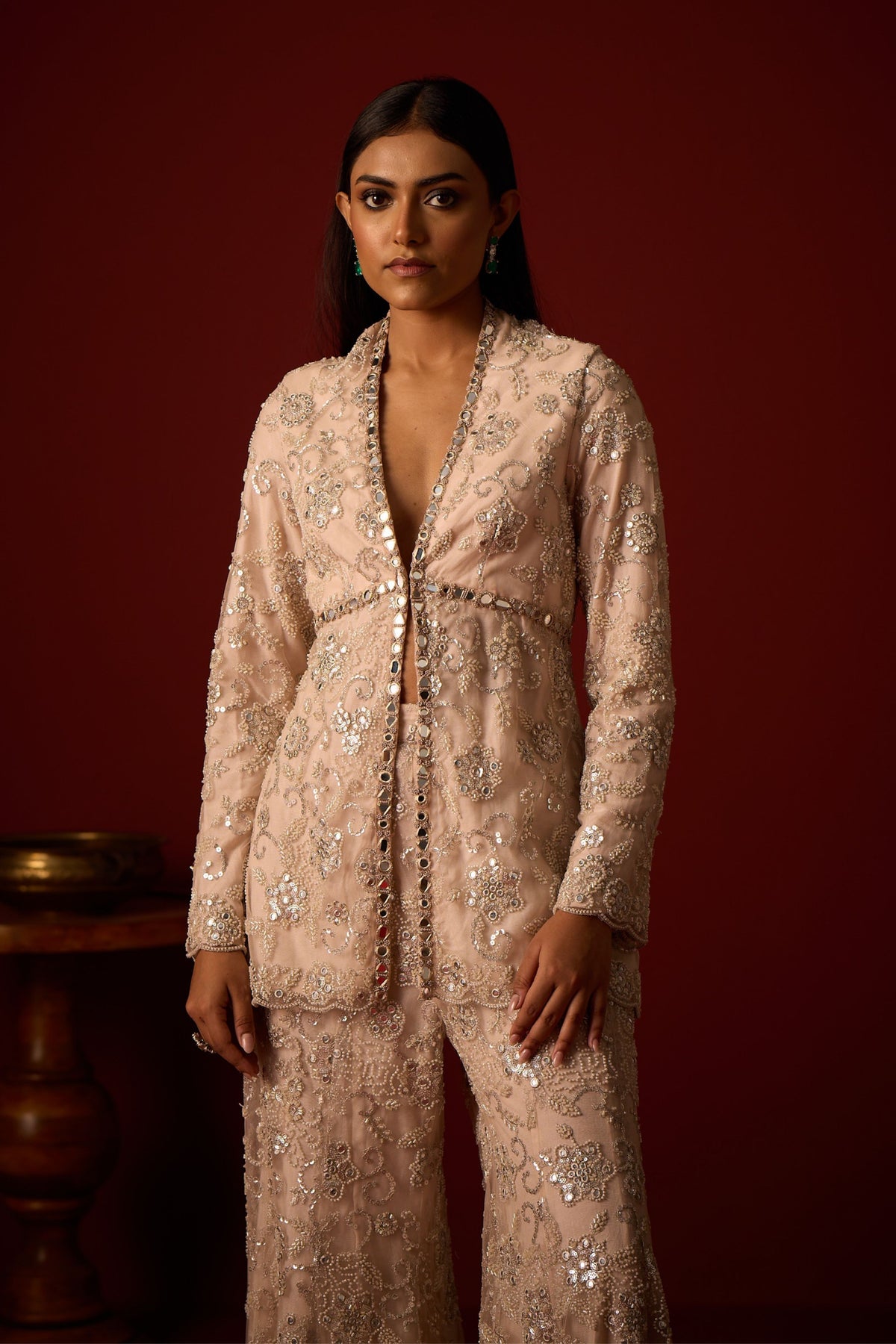 Embroidered Sharara Set