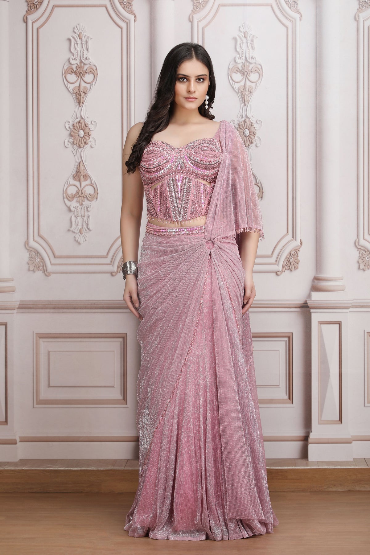 Rose Mist Lehenga Set