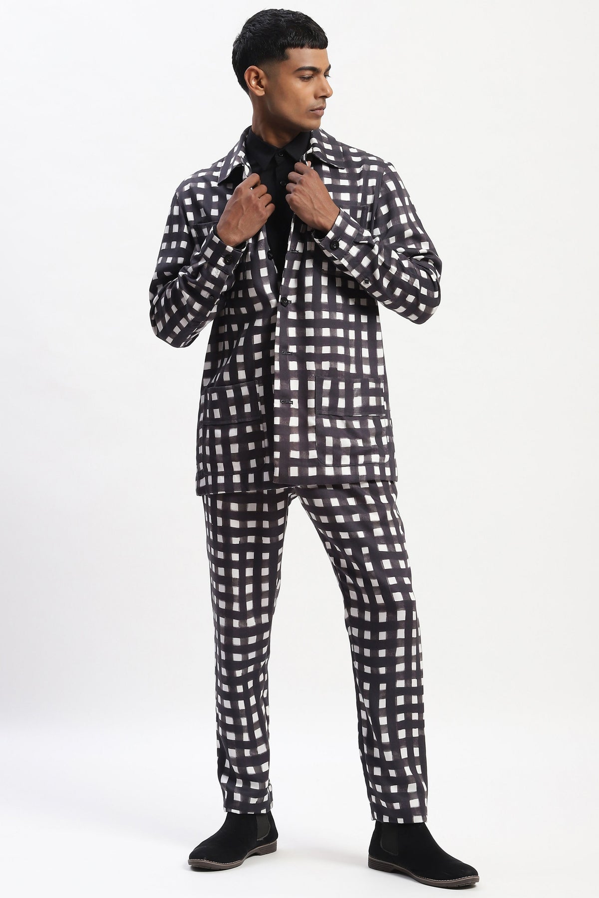 Watercolour Checks Jacket