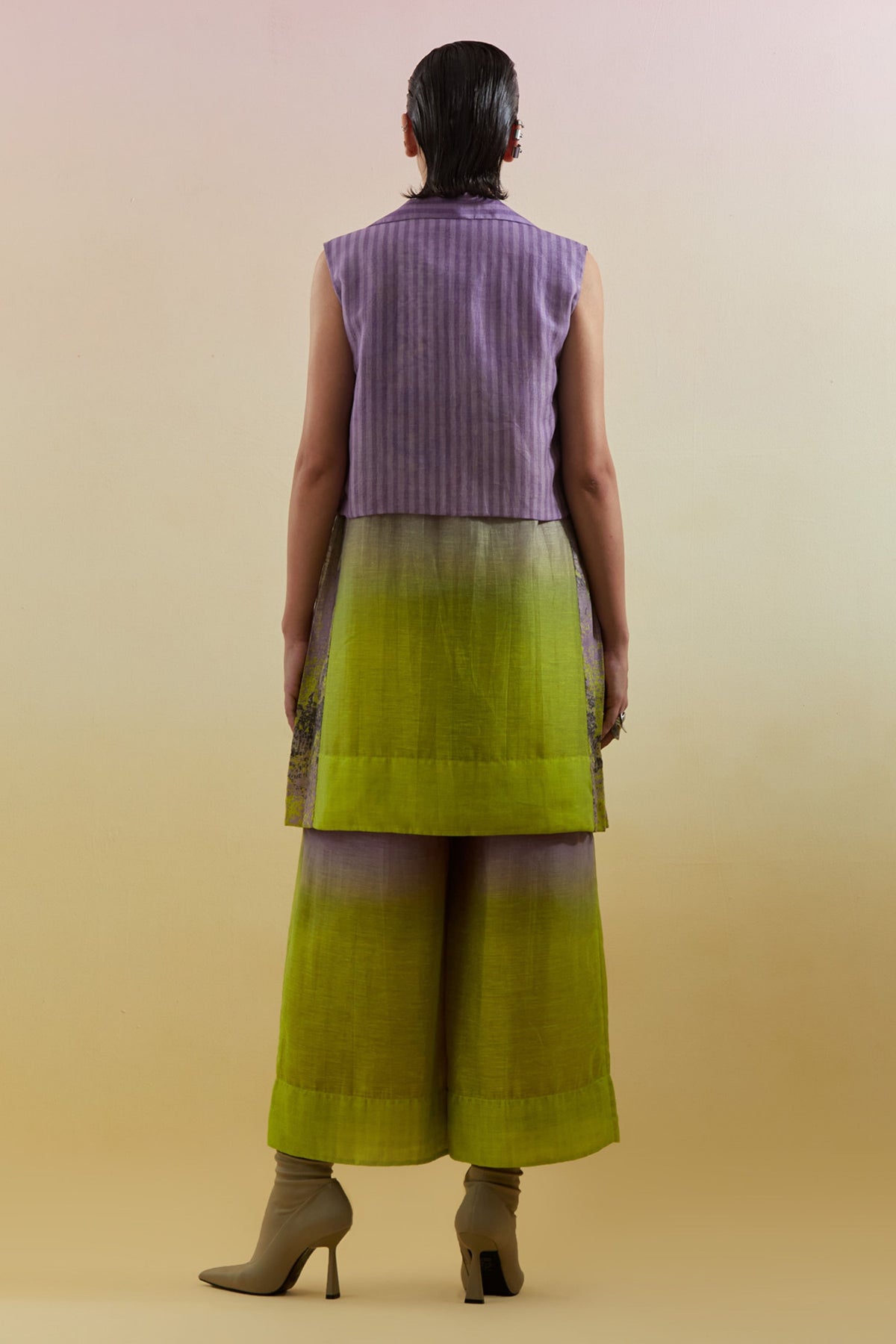 Gliss Lilac & Neon Tunic Set