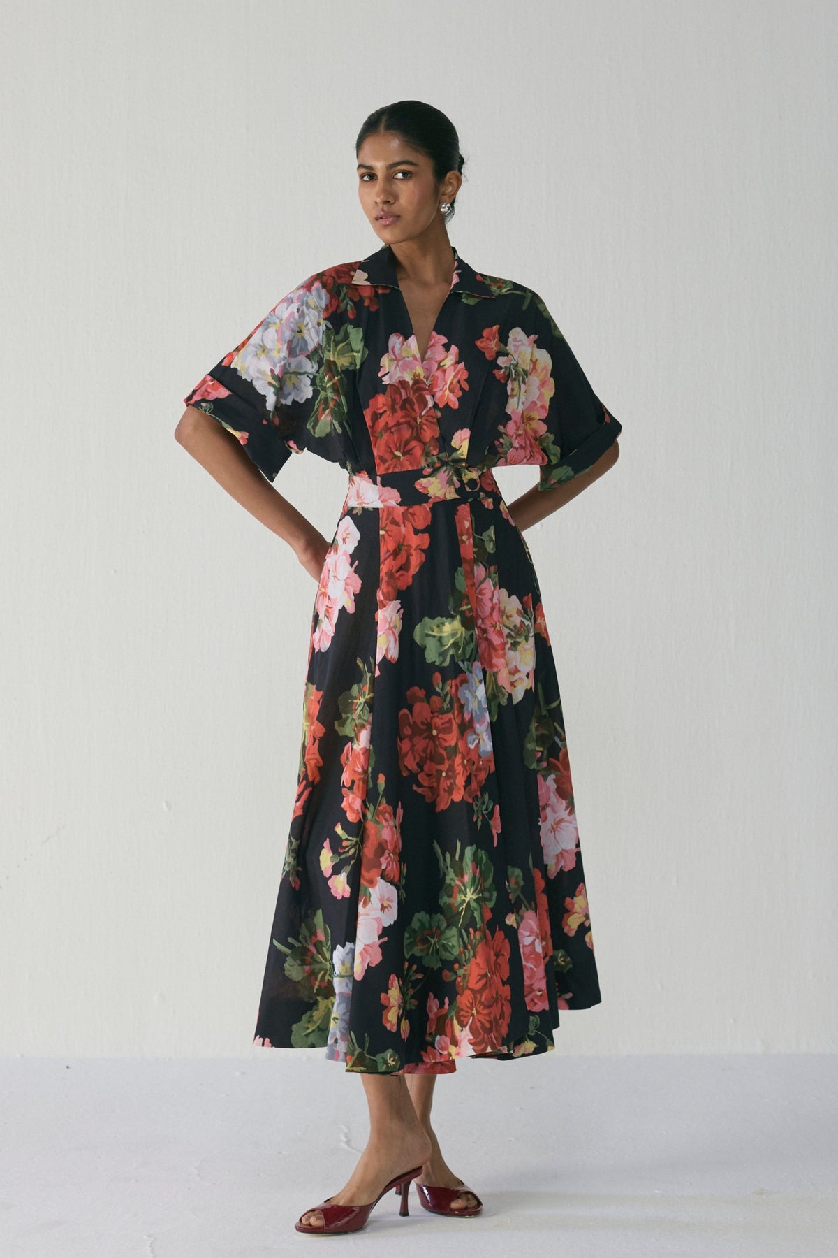 Bloody Mary Long Collar Dress