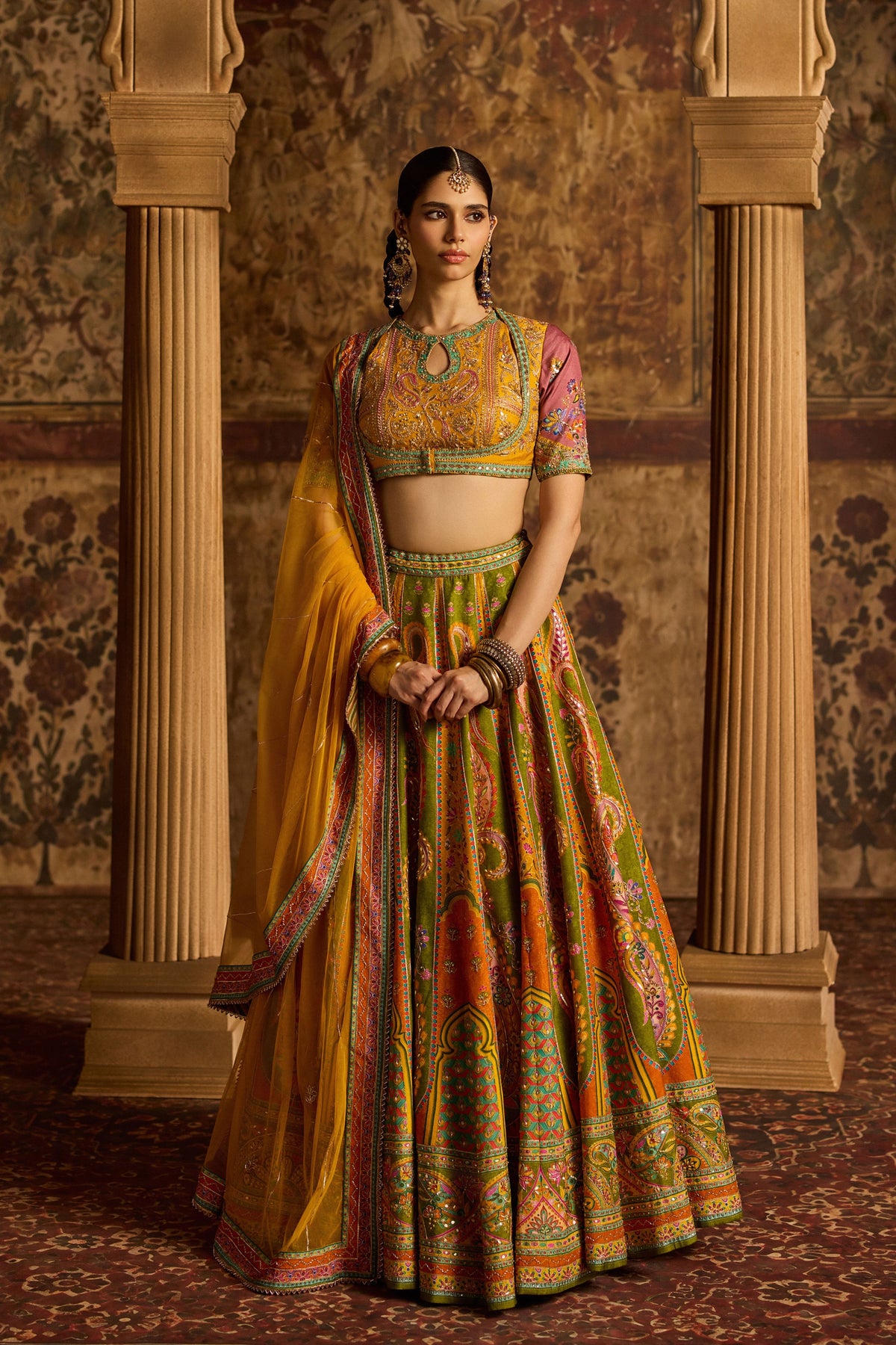 Nitara Amber Lehenga Set