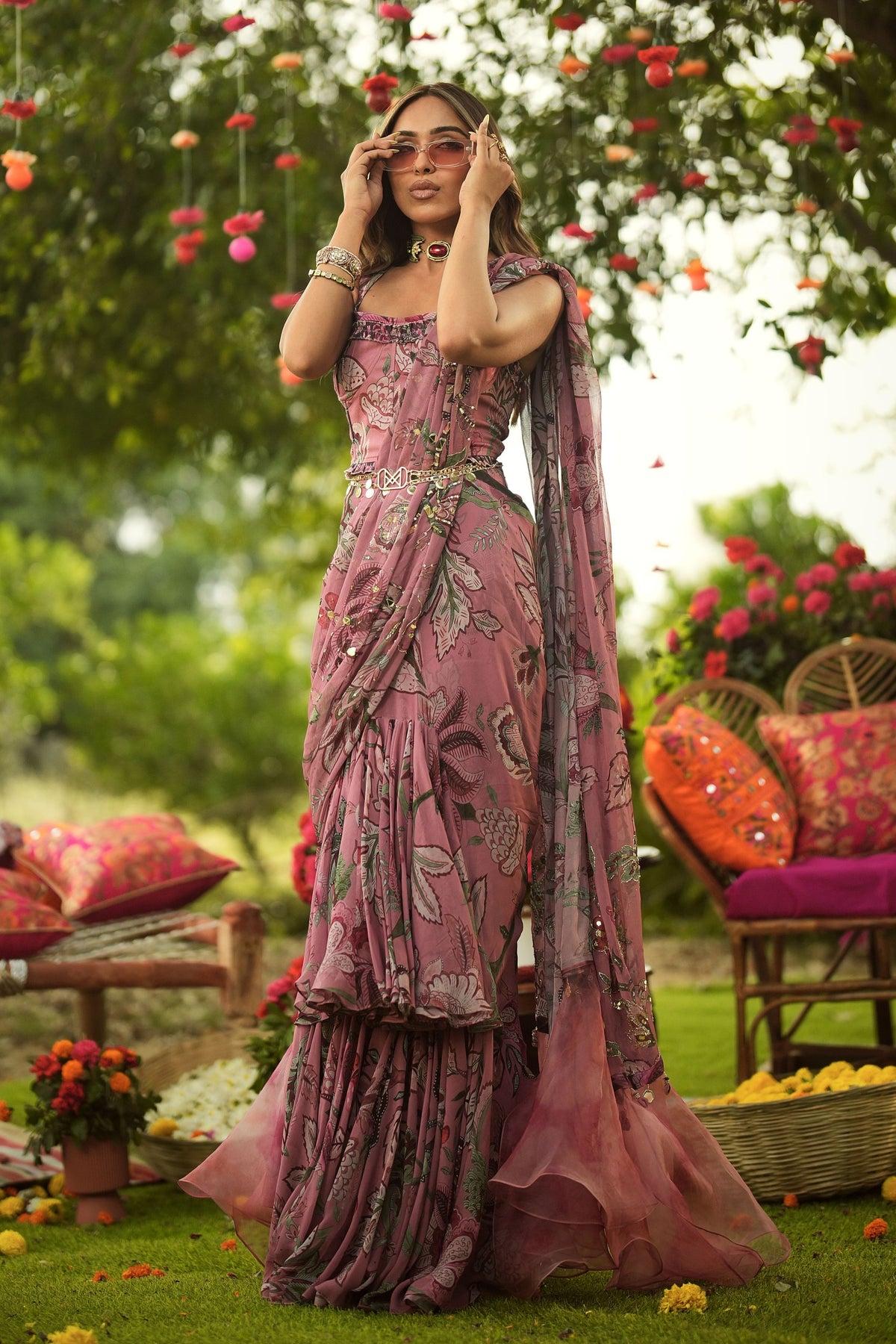 Momina Saree Set
