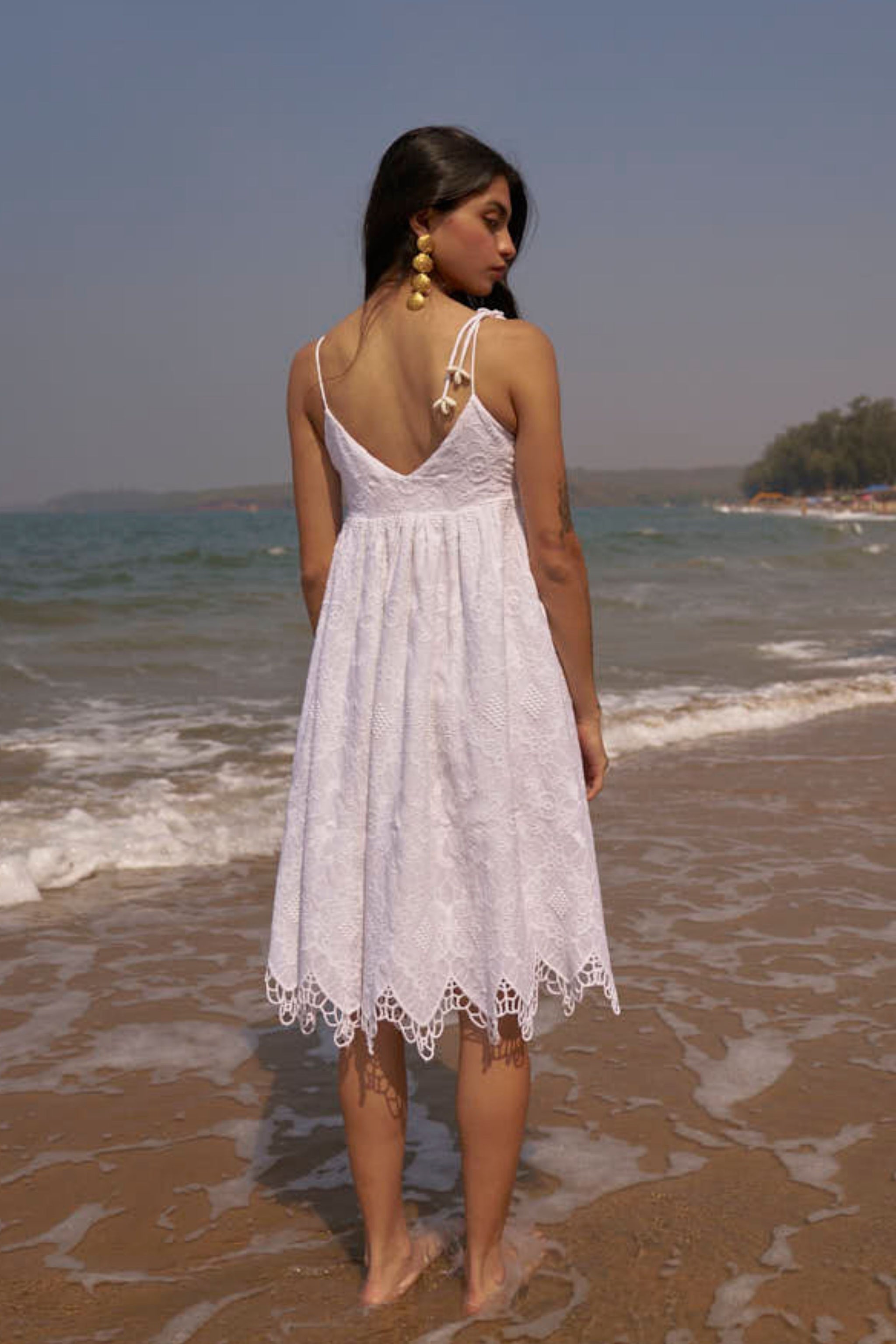Dash & Dot - Scalloped Embroidered Mini Dress XXL Dash & Dot - Scalloped Embroidered Mini Dress XXL