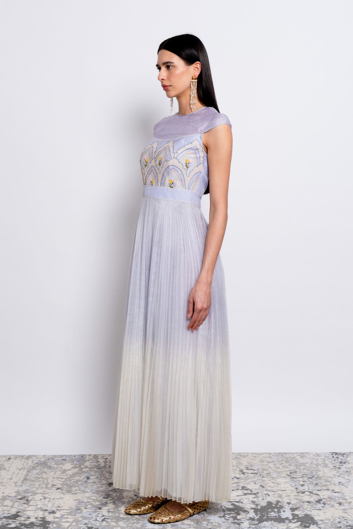 Elara blue Gown