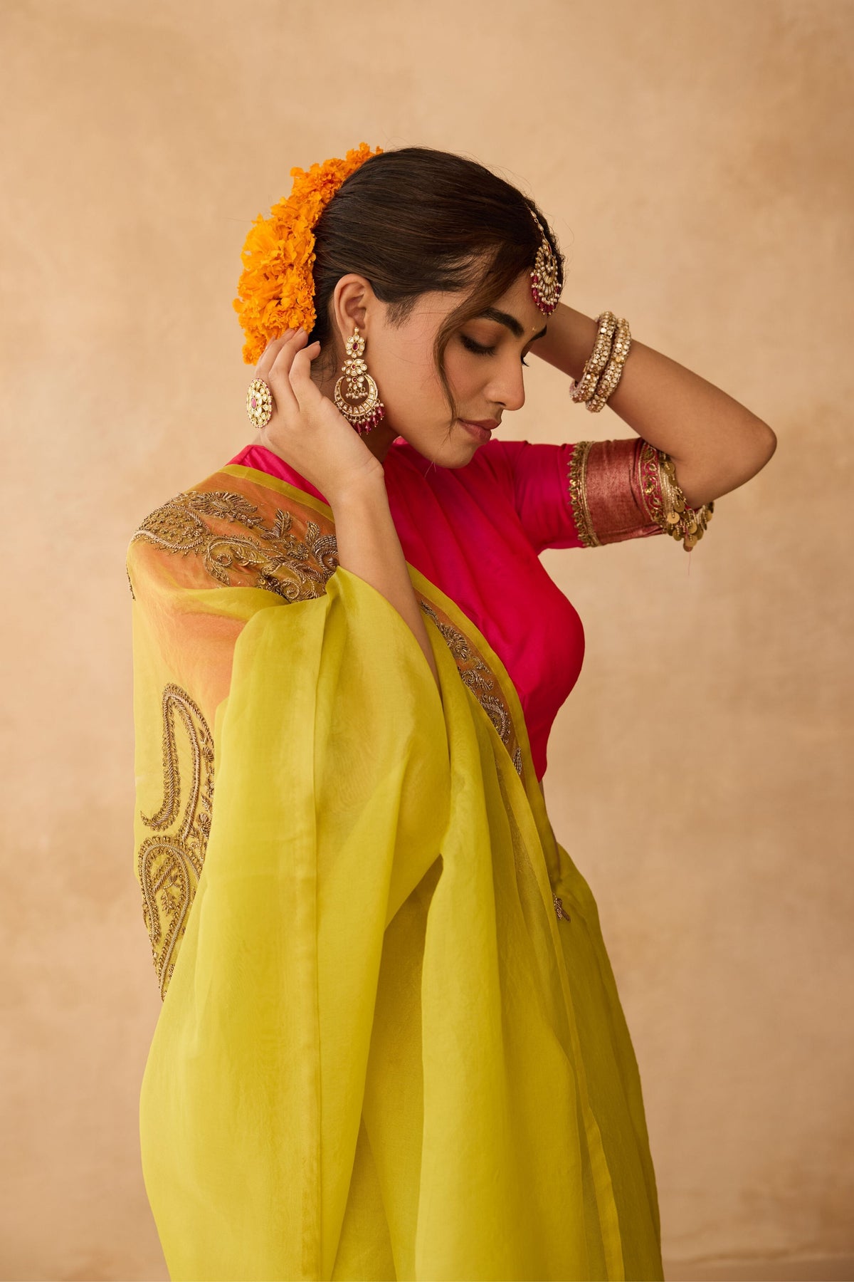 Jugni Sheer Saree