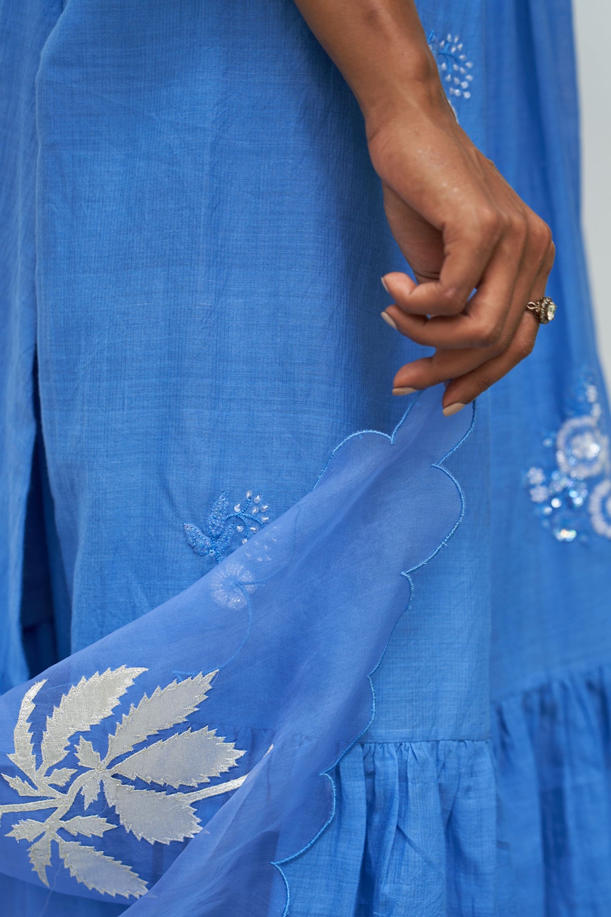 Asmani Champa Sitara Kurta Set