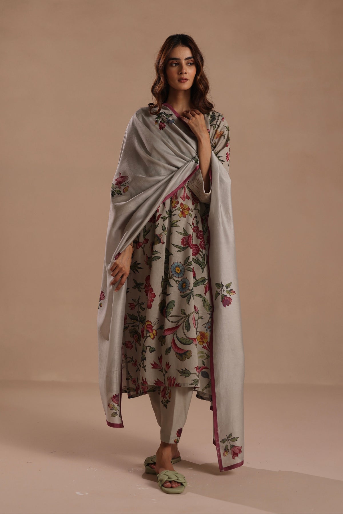 Daphne Dusty Blue Kurta Set