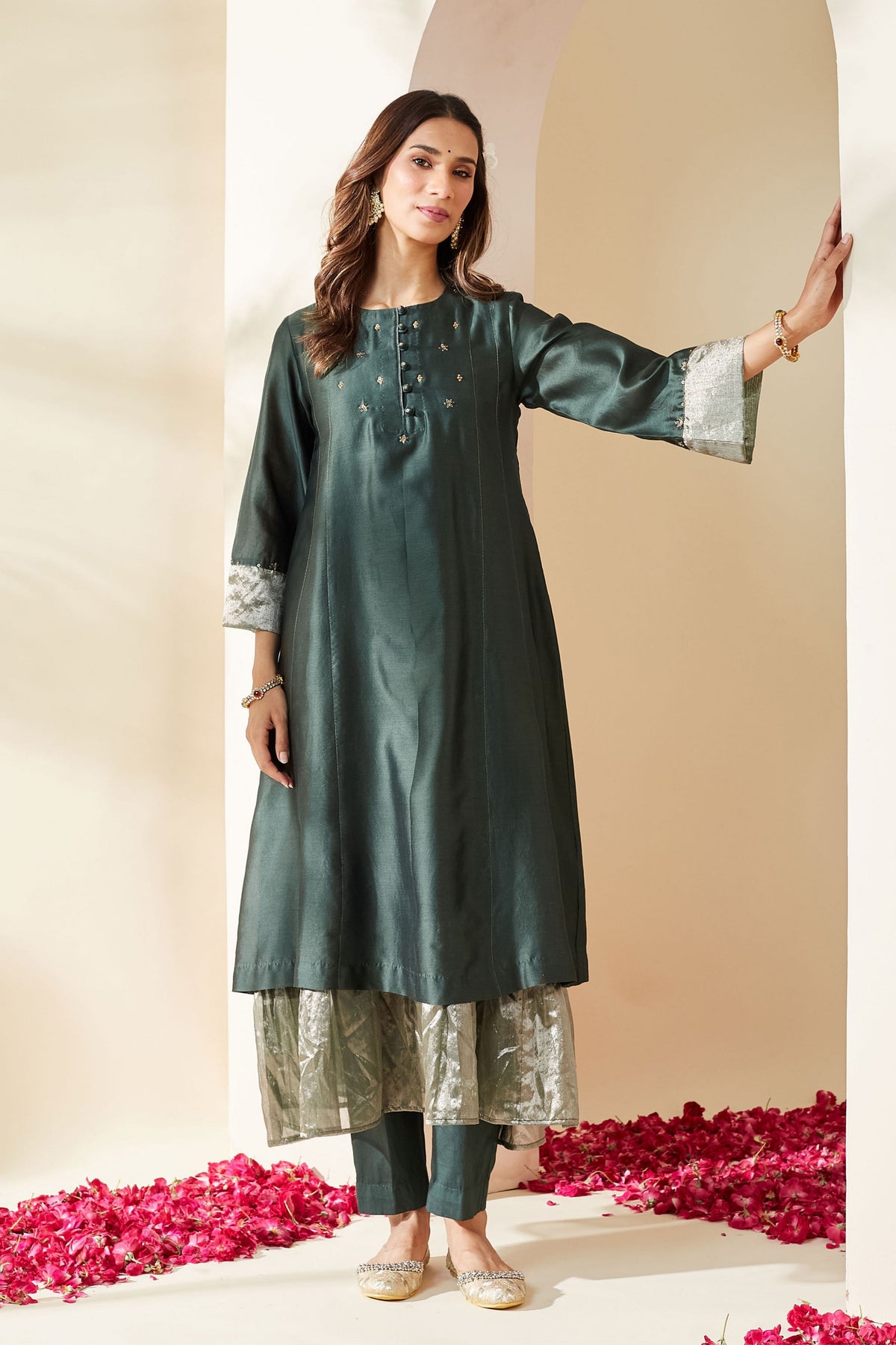 Royal Green Nazneen Kurta Set