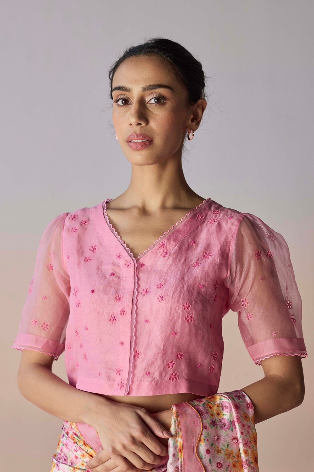 Starbloom Coral Pink Blouse