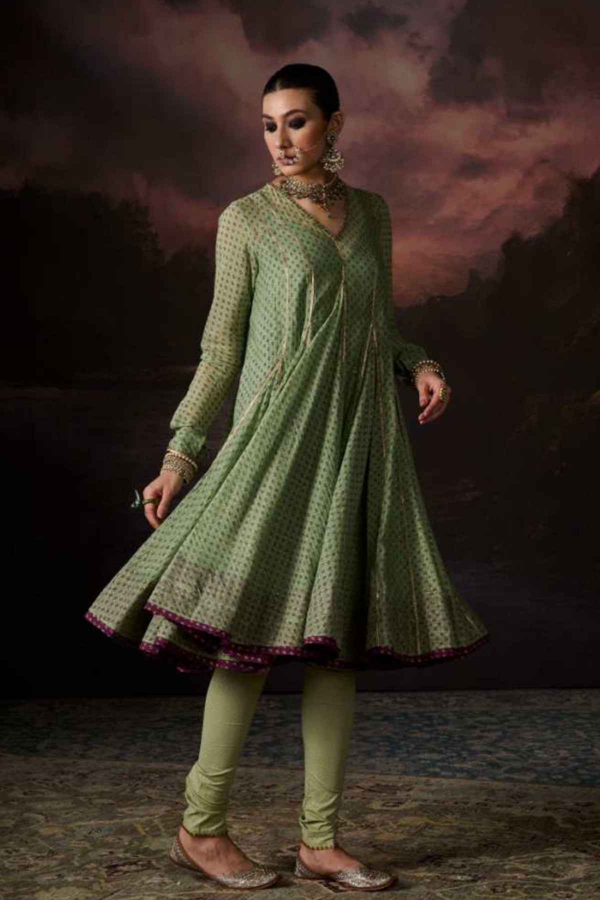 Nina Anarkali Set
