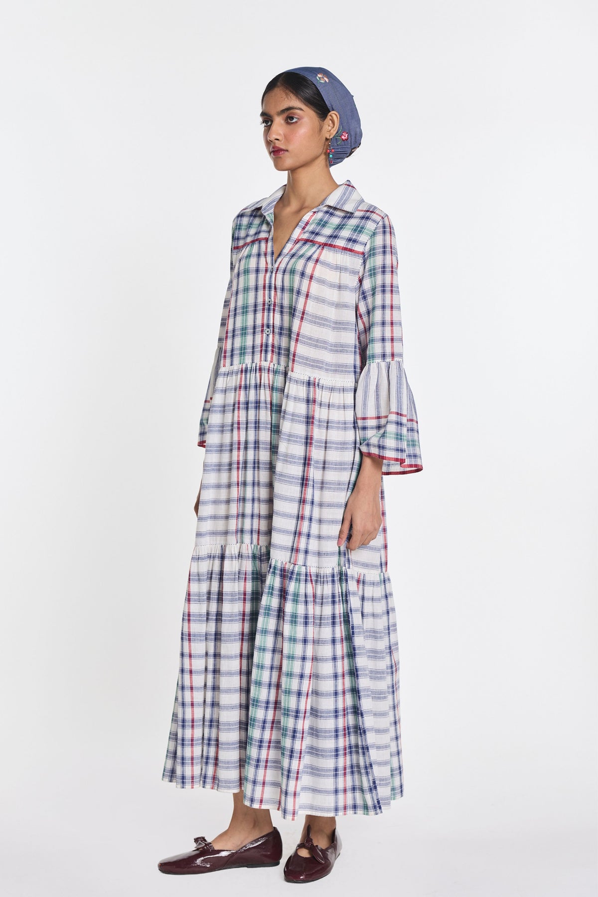 Mazus Tiered Maxi Dress