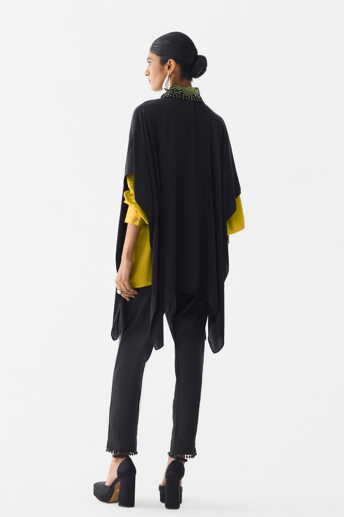 Olive Calla Layered Two Tone Shirt