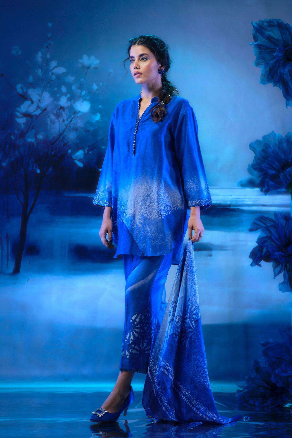 Ensemble Indigo Co-ord Set