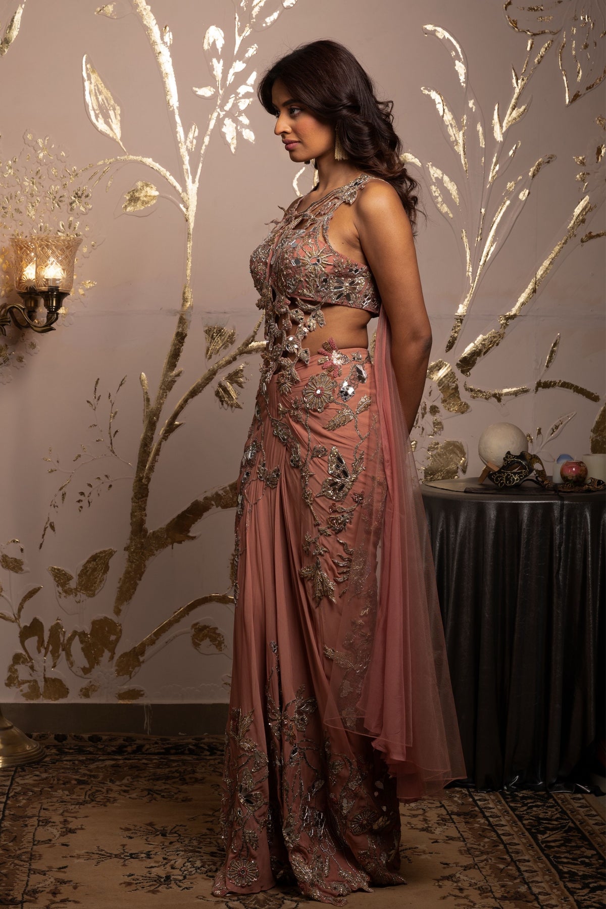 Akari Drape Saree Set