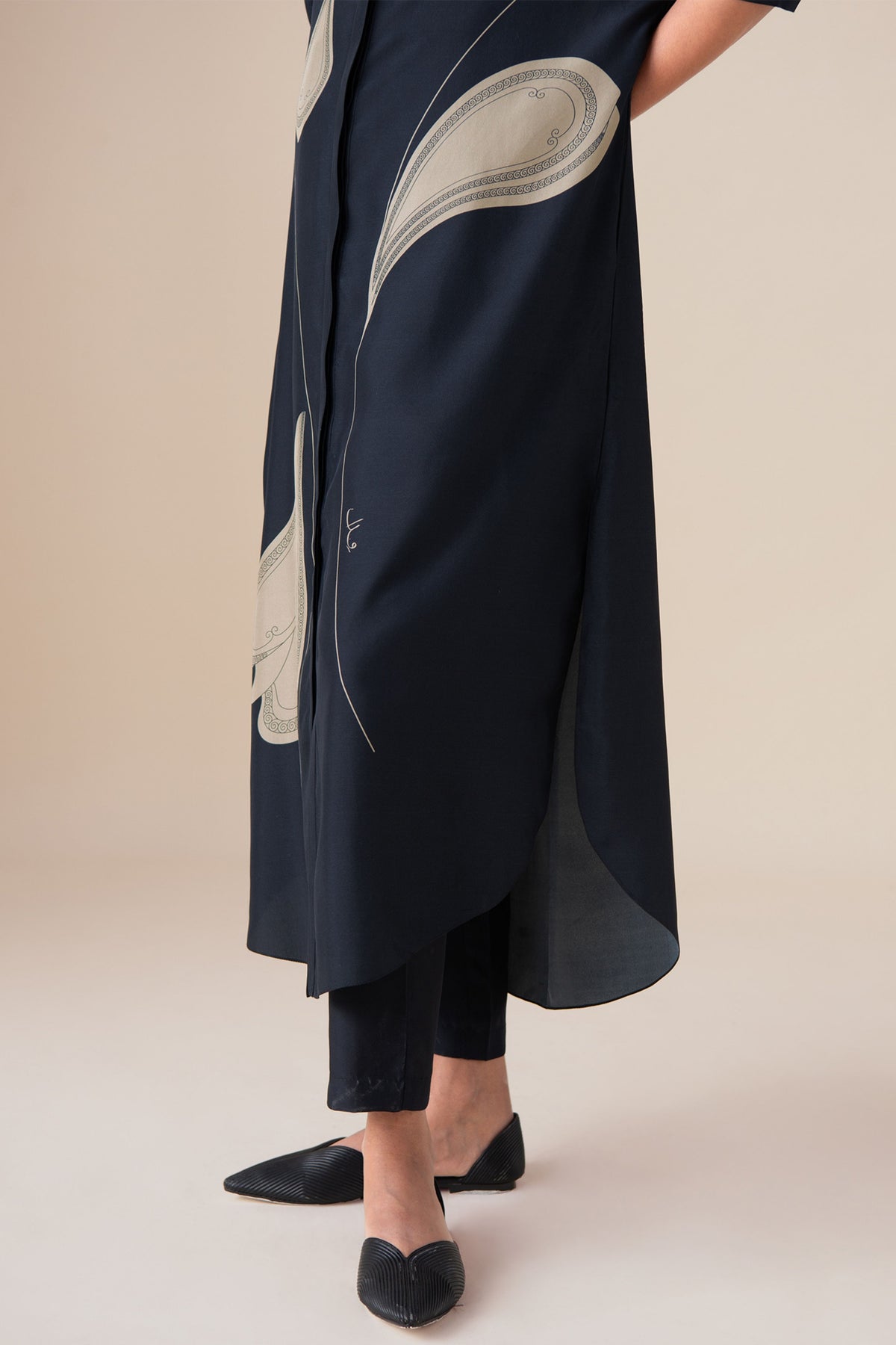 Black Kaia Tunic Set