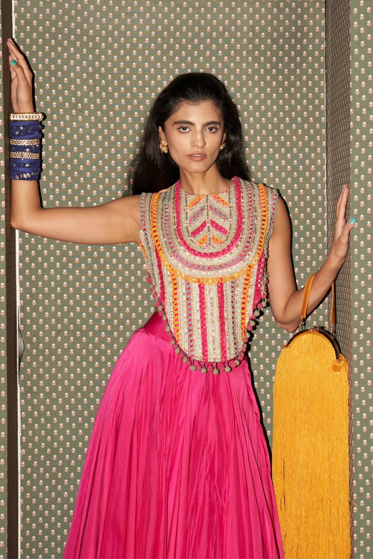 Panorama Corset Lehenga Set