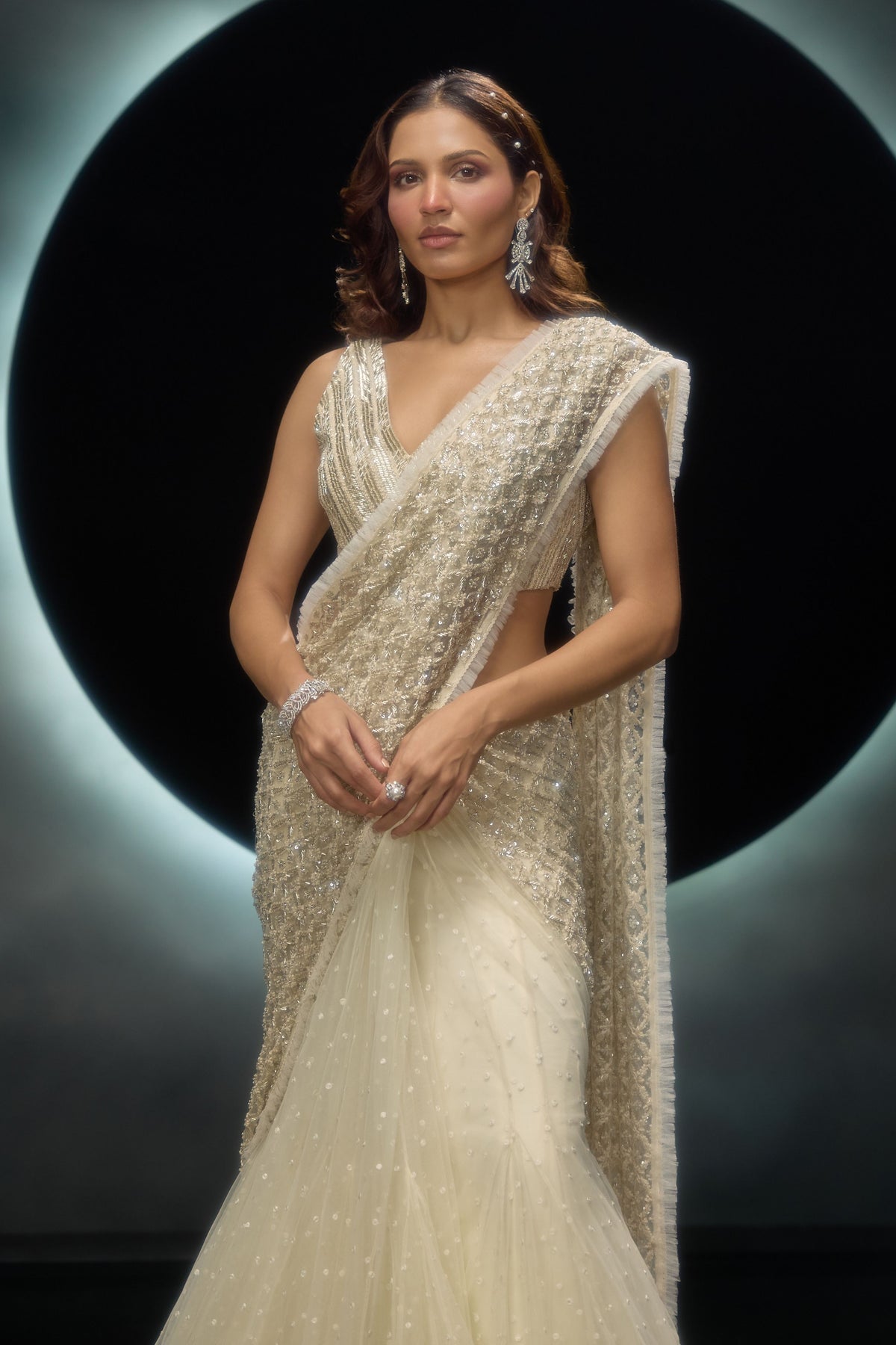 Alvara Lehenga Saree Set