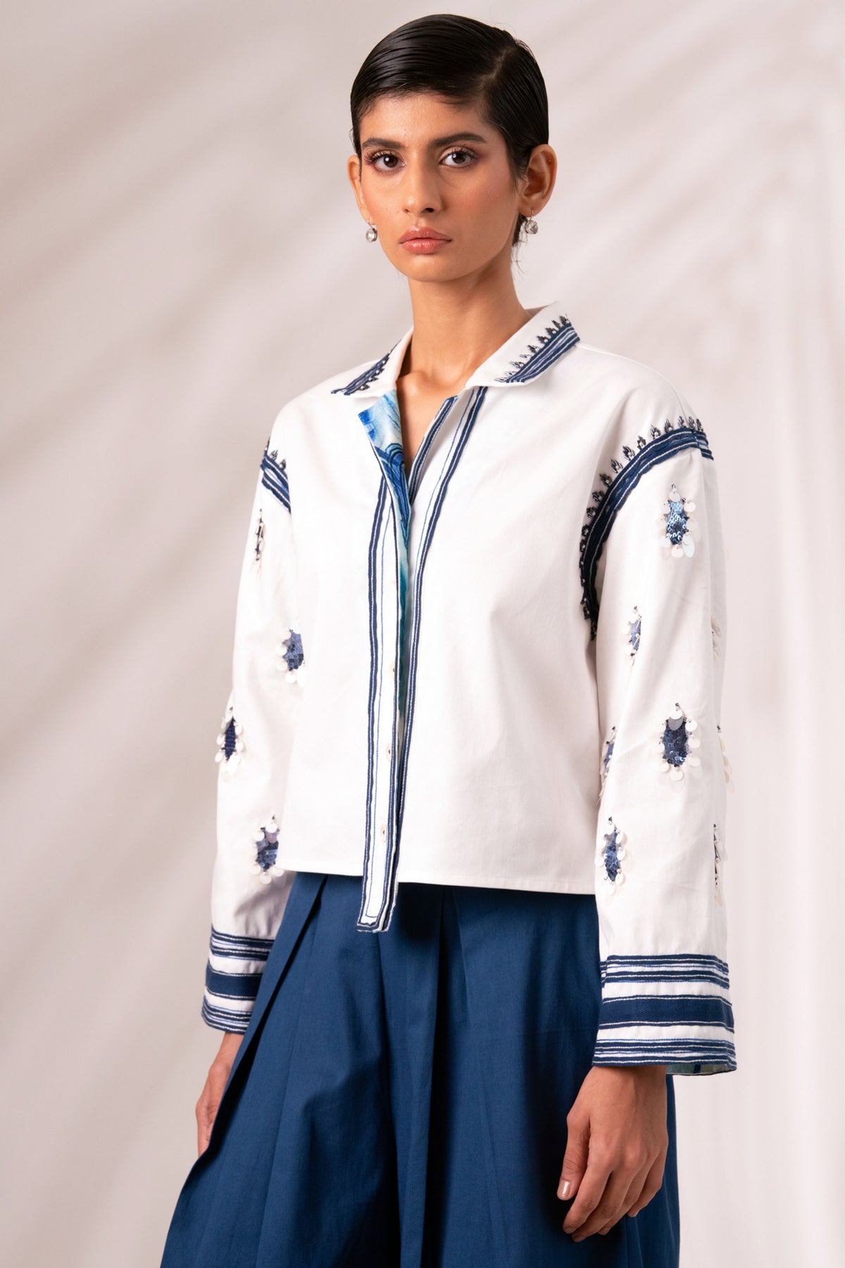 Indigo Culottes Co-ord Set