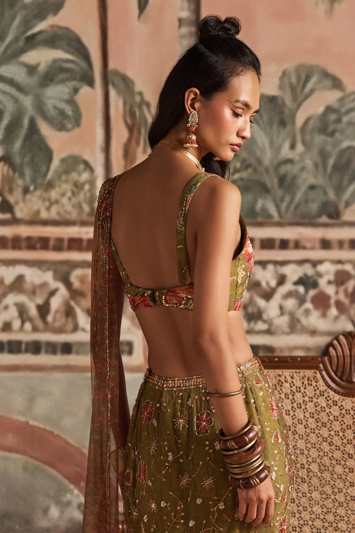 Baagh Bairi Drapped Saree