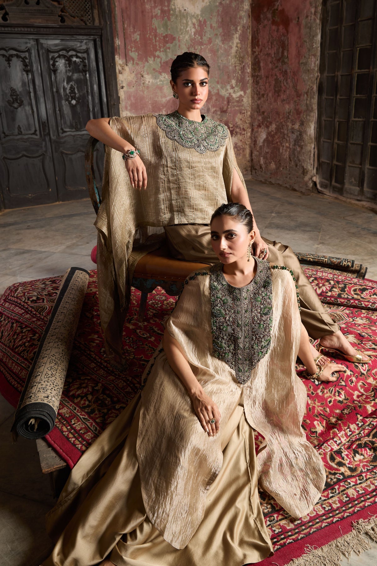 Gold Kaftaan Pant Set