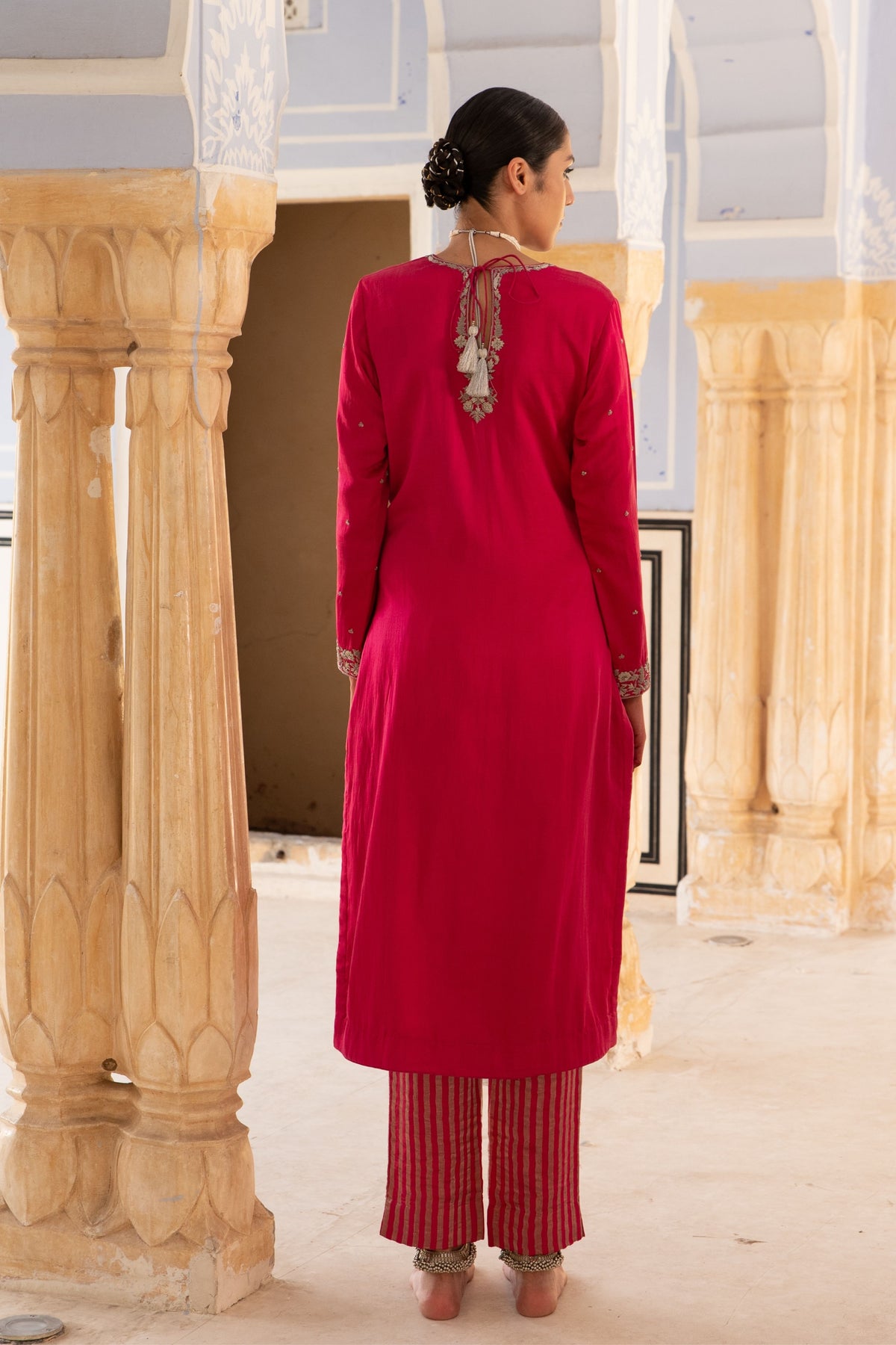 Rani Pink Kurta Set