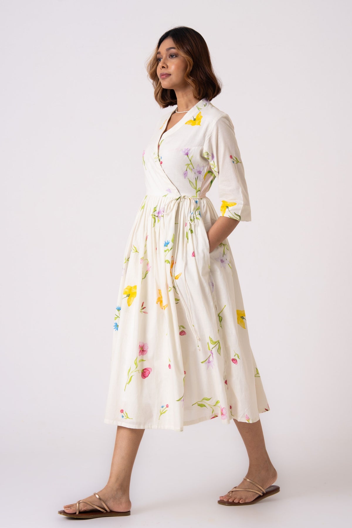 Aura Whimsical Floral Dress