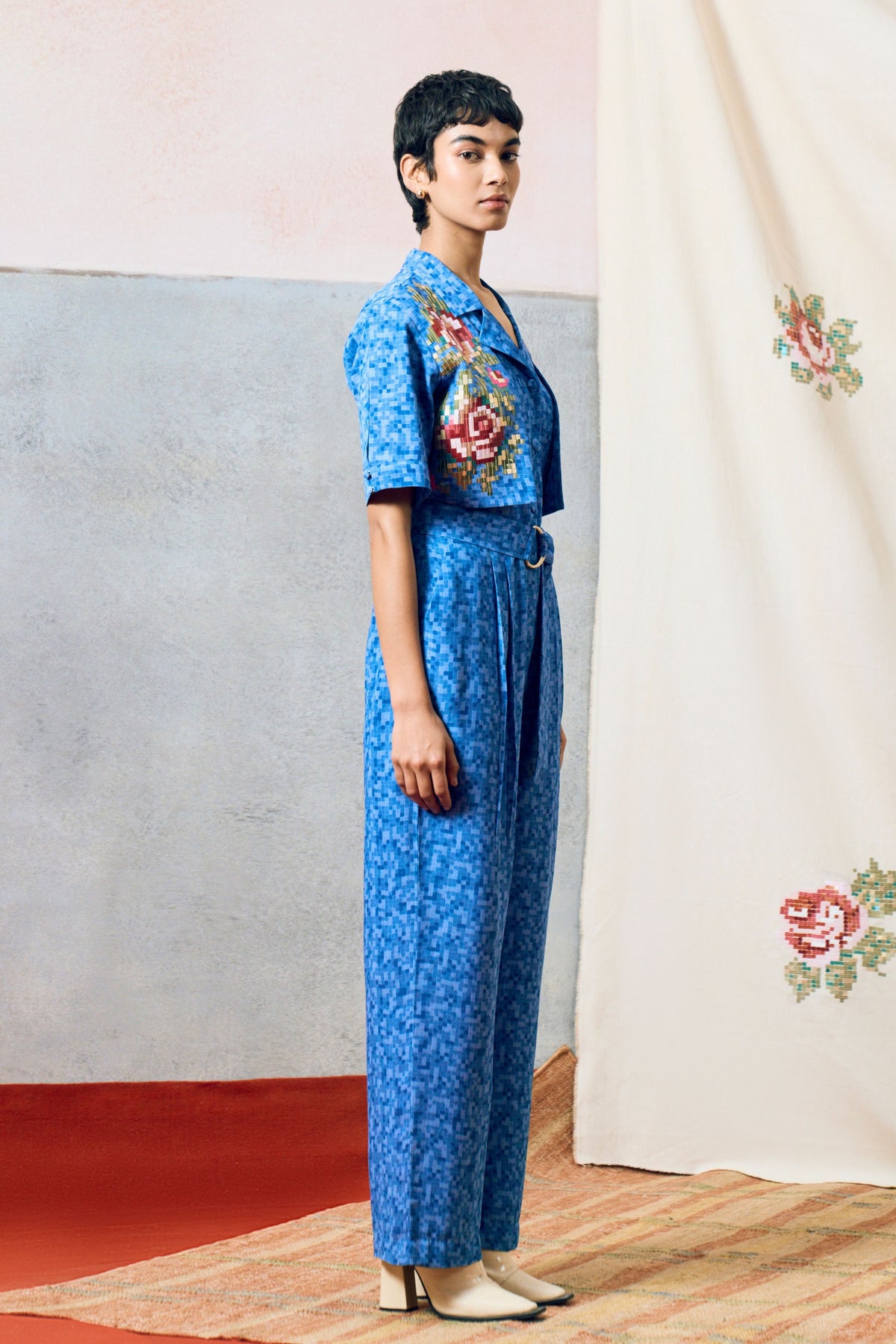 Milos Jumpsuit Blue