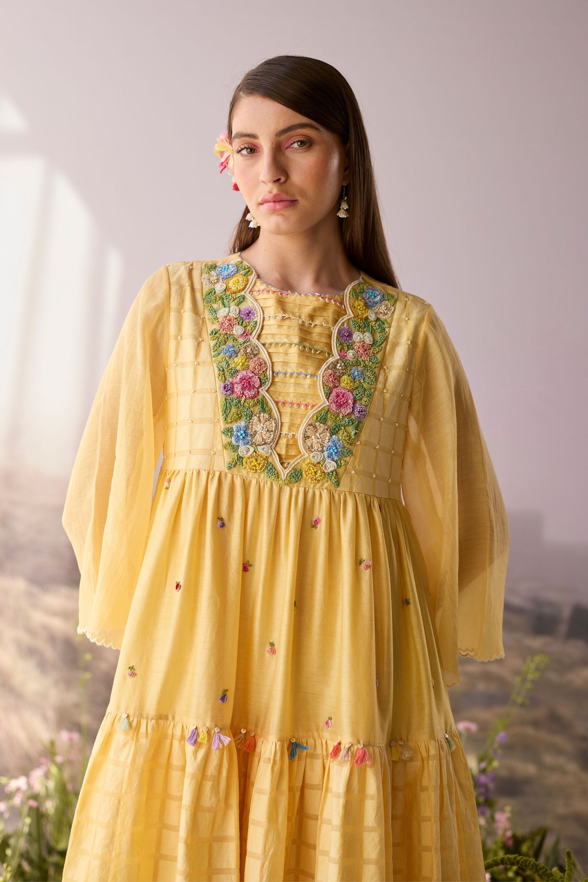 Sunray Floral Dress