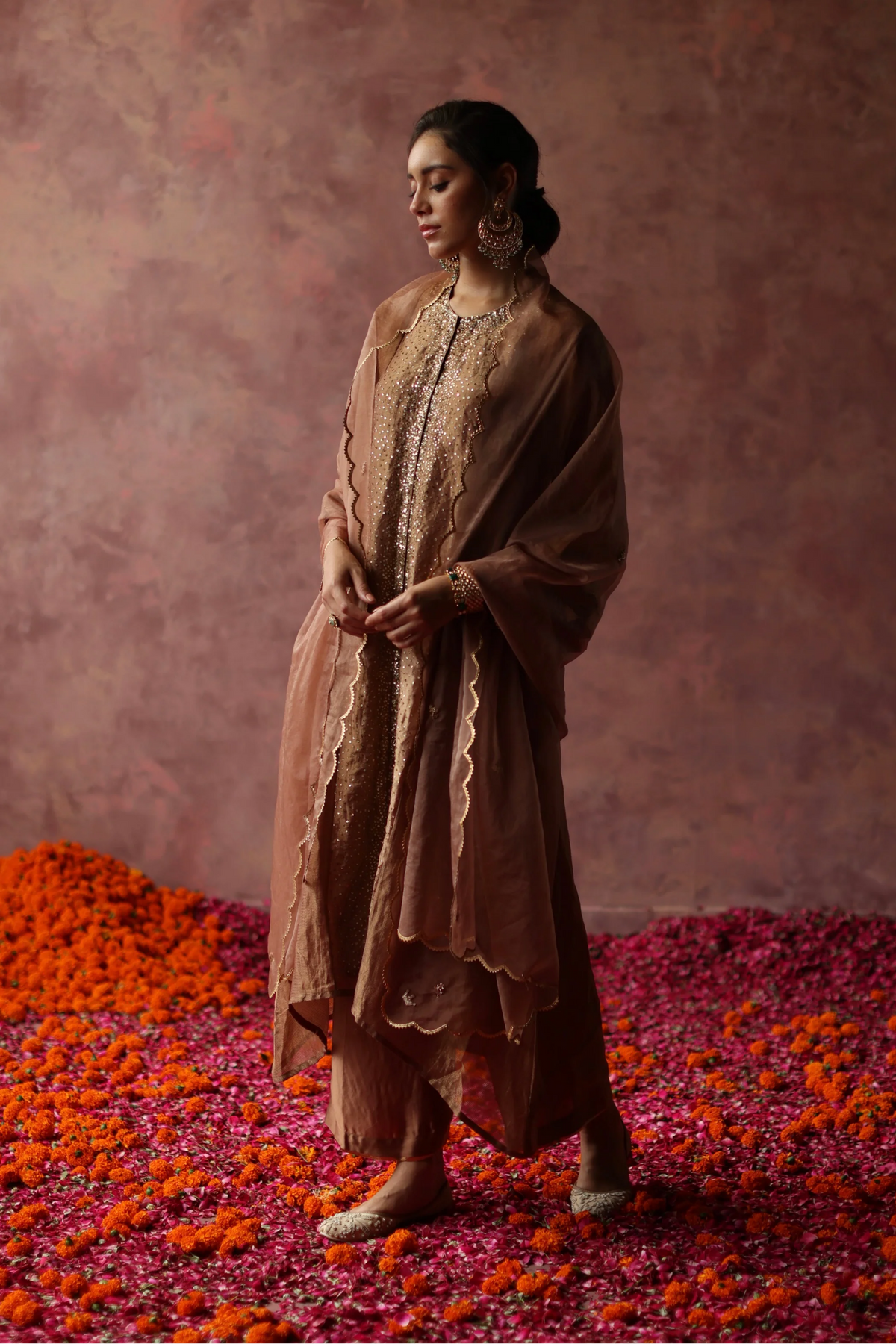 Champagne Gold Paakizah Kurta Set