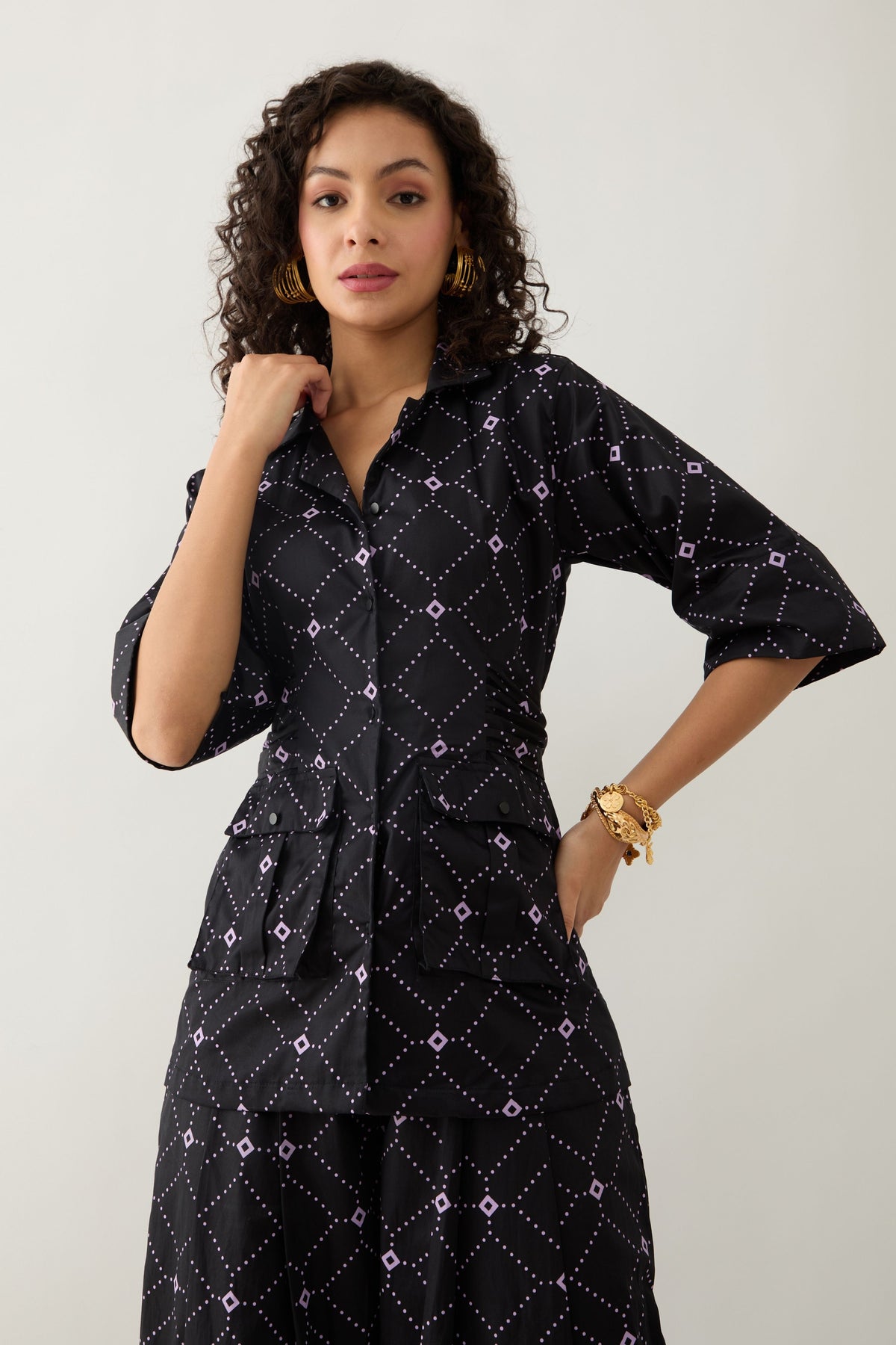 Black Rene Shirt