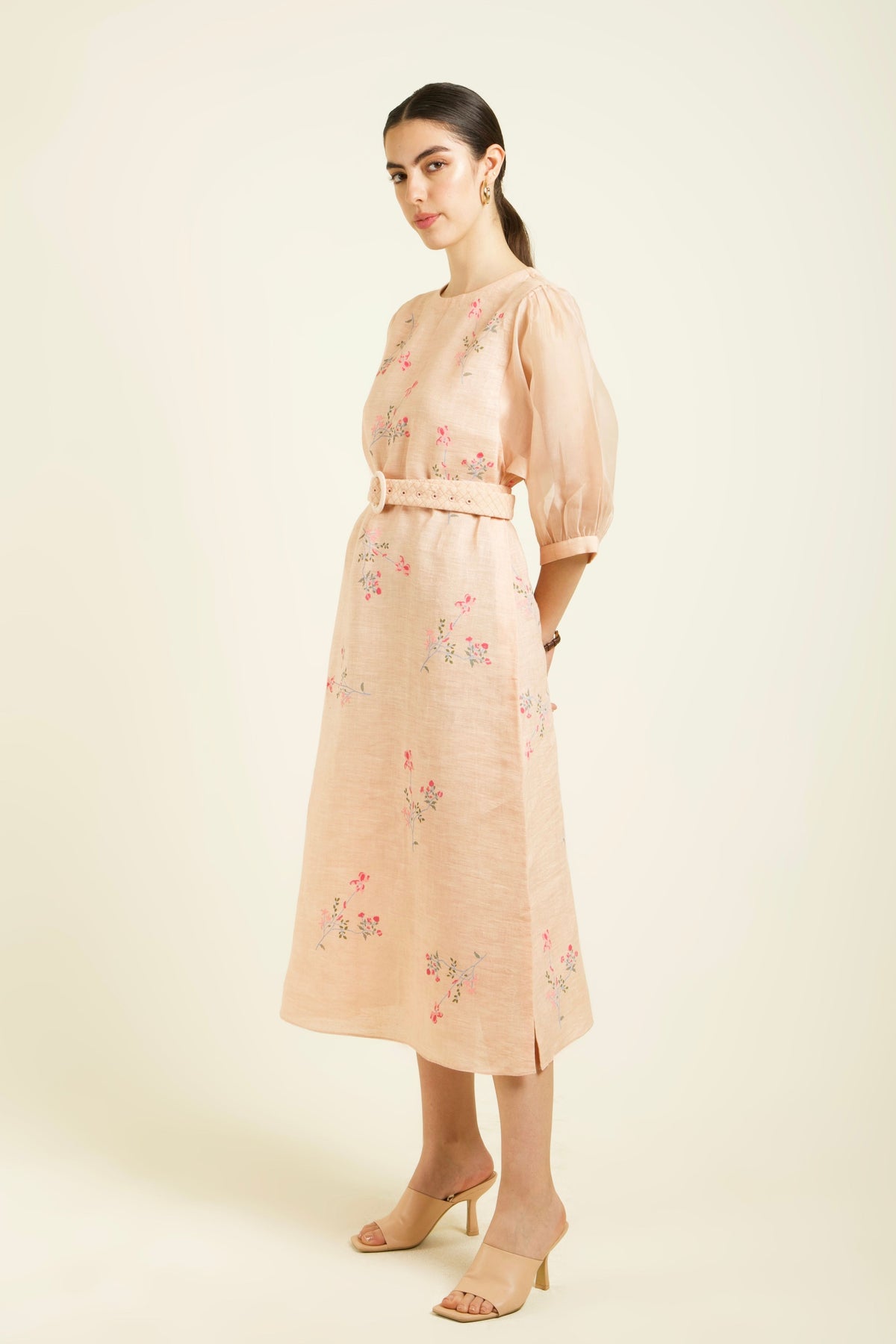 Old Rose A-line Dress