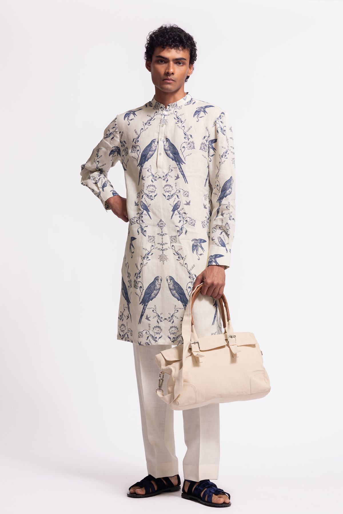 Floral Printed Short Kurta