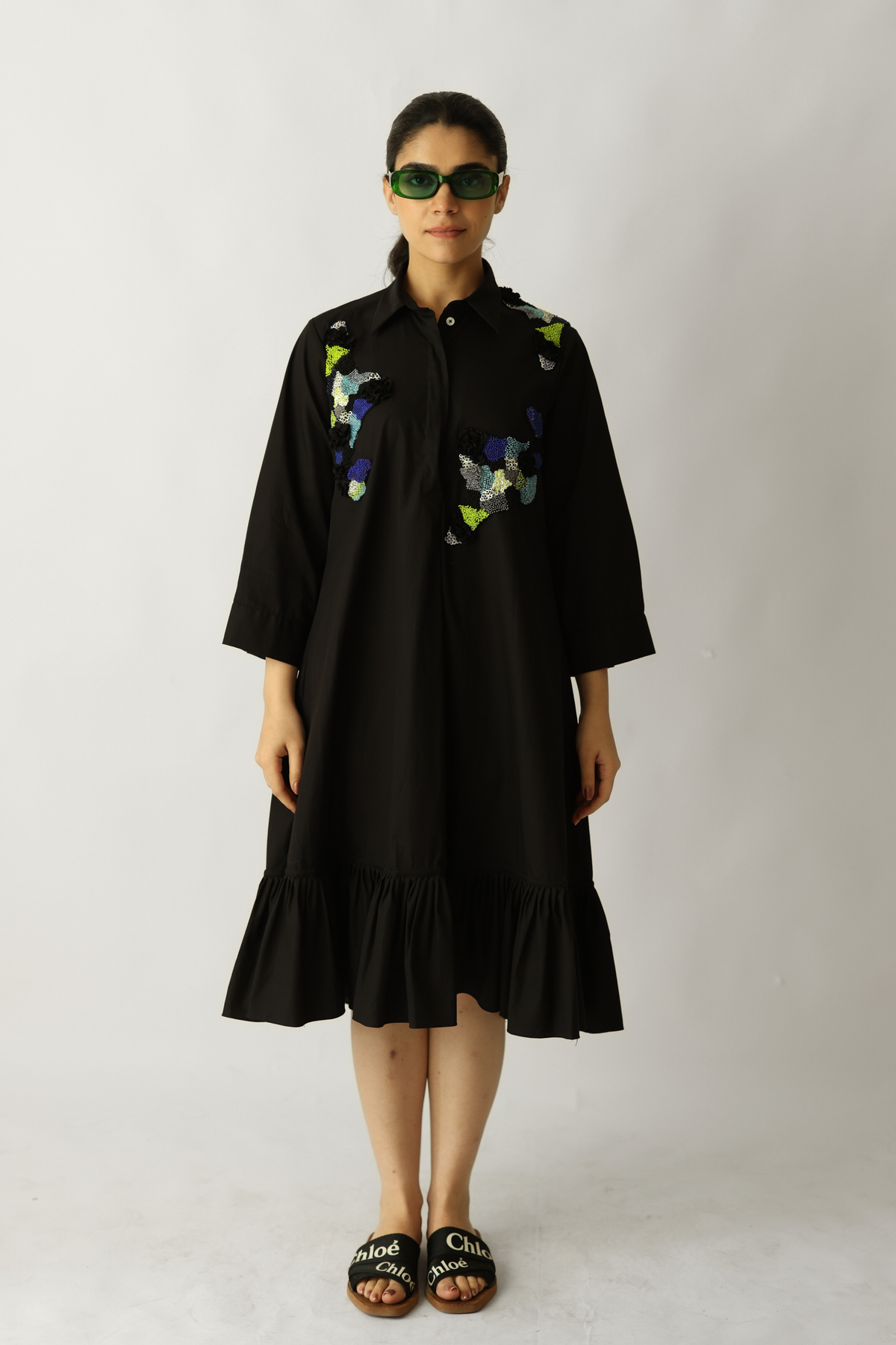 Patch Verse Dress