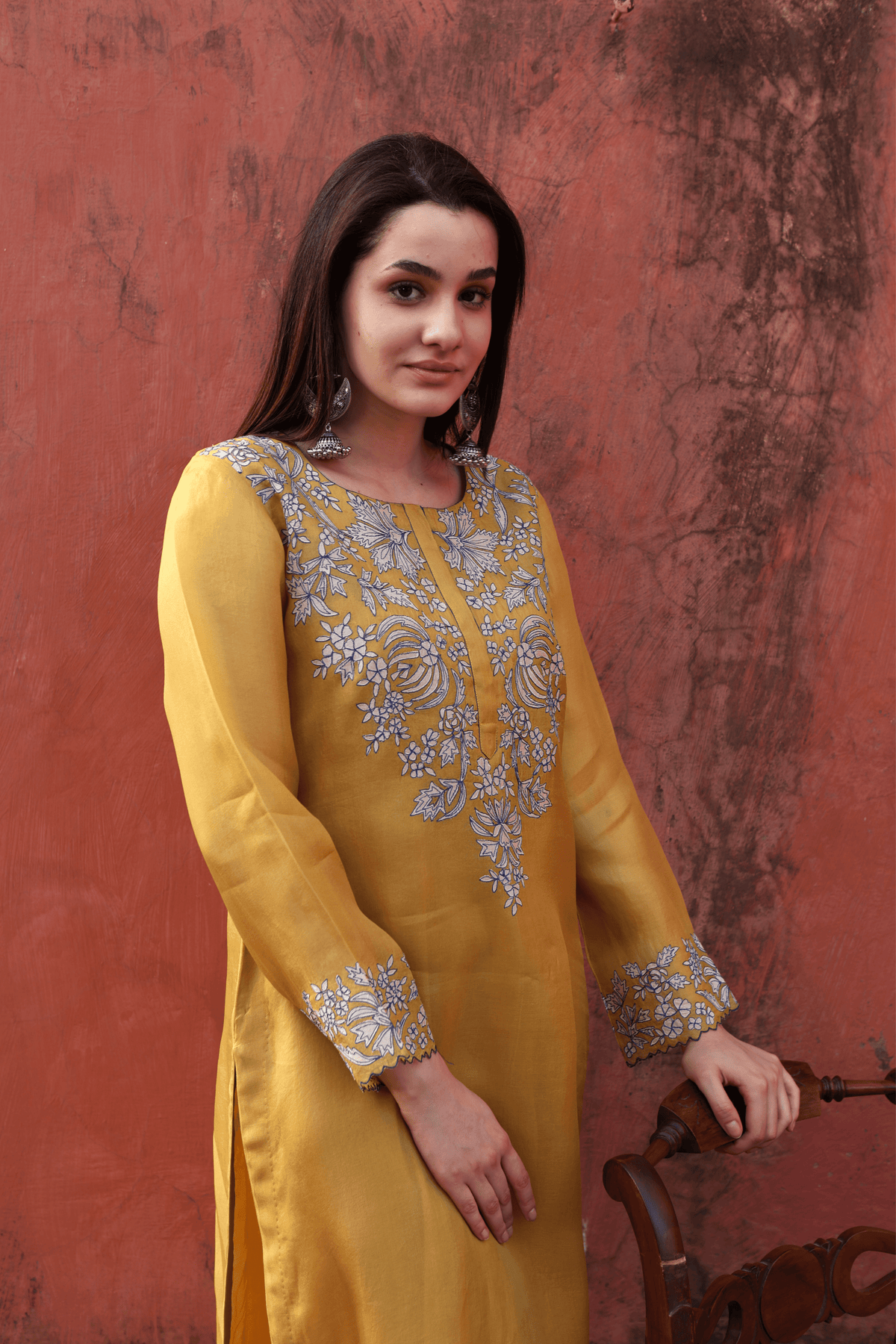 Dusty Lime Kurta And Pant