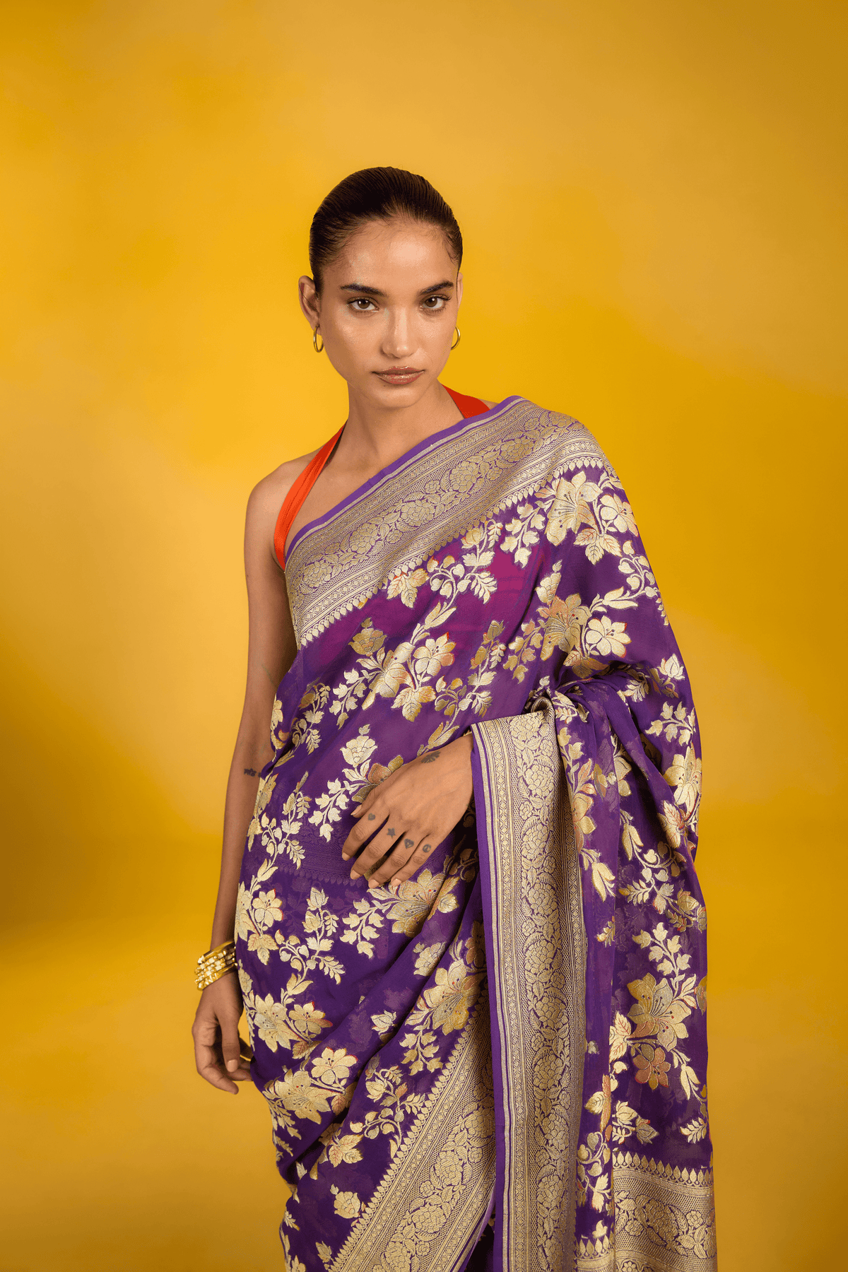 The Royal Amethyst Saree