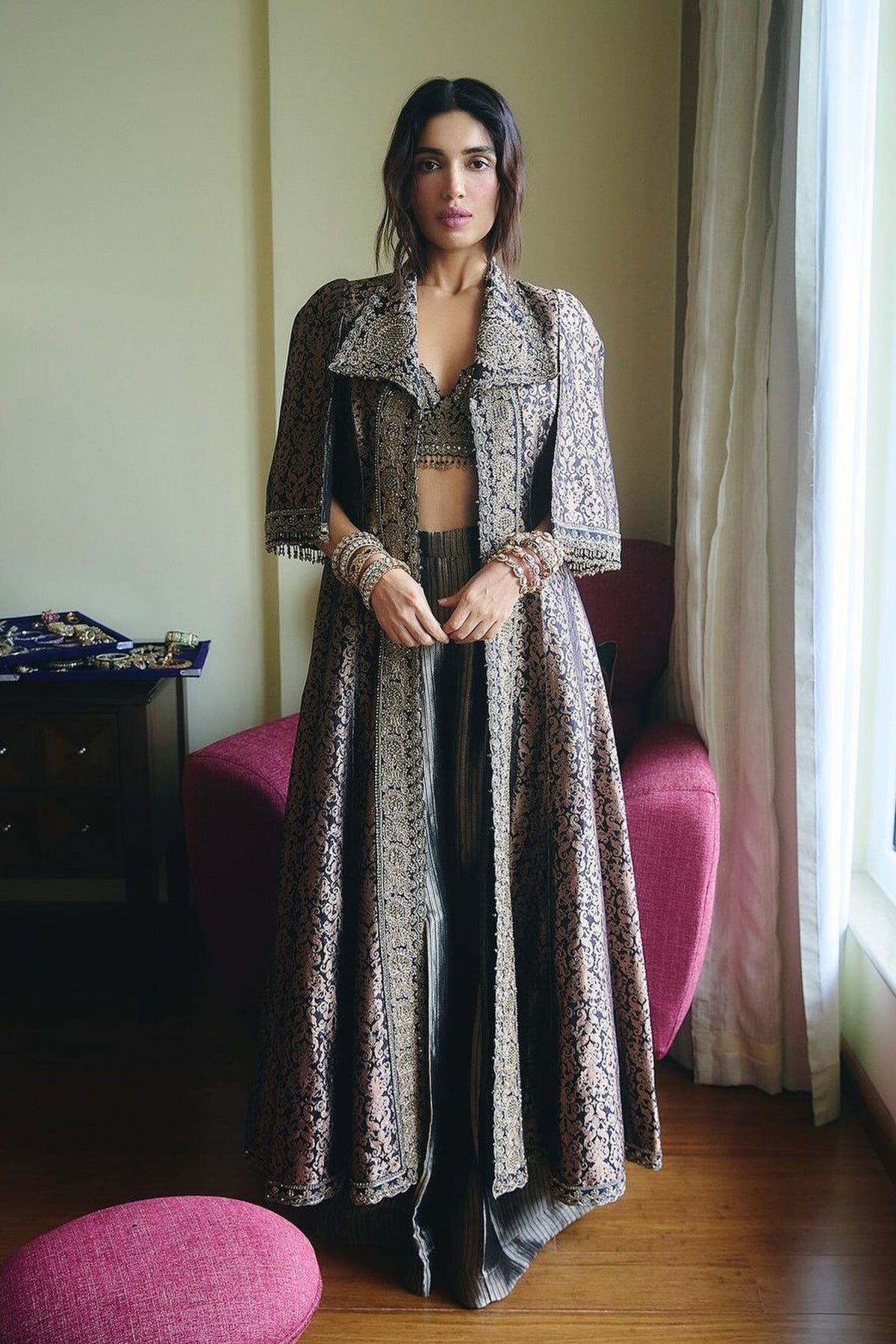Bhumi Pednekar in Tarun Tahiliani