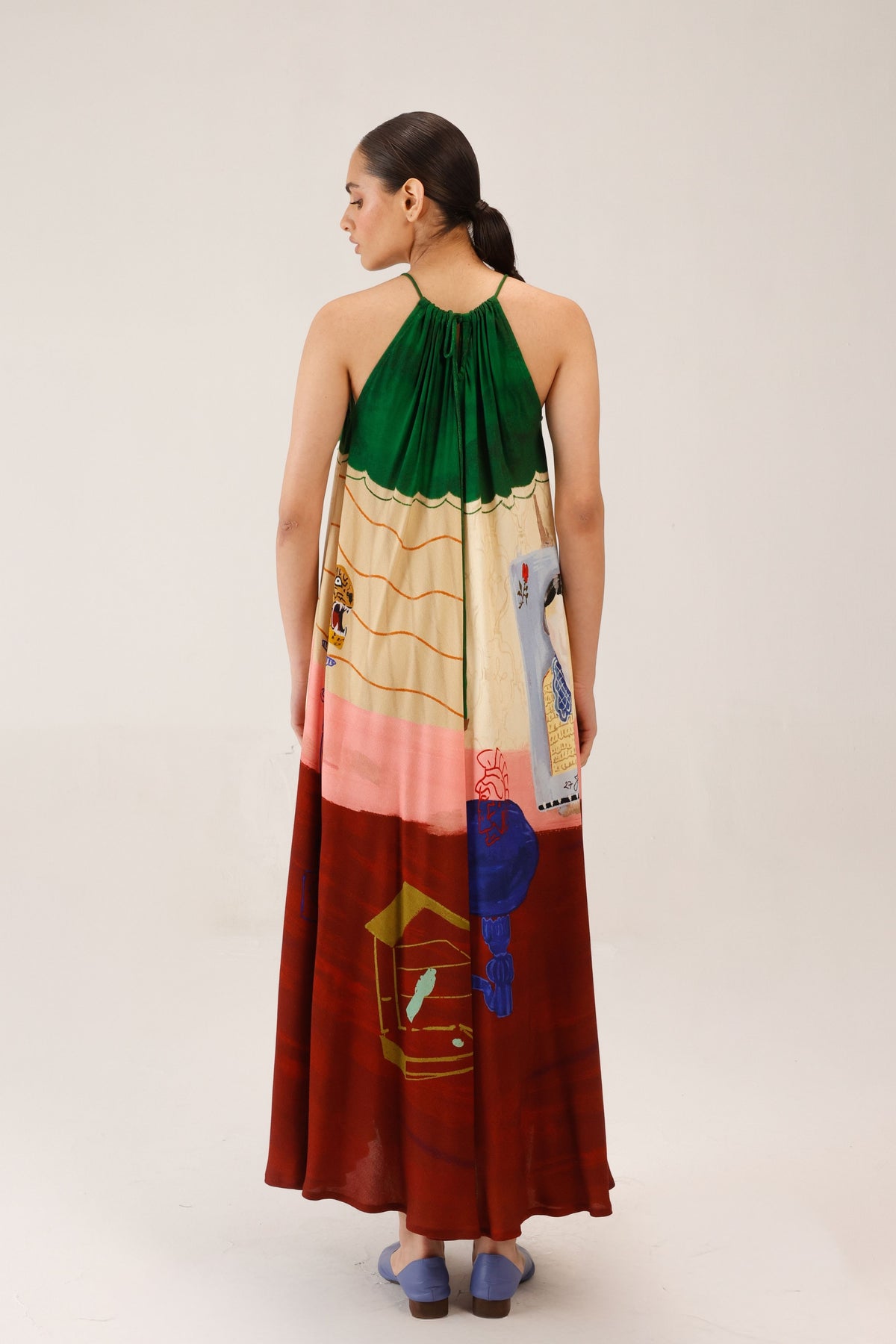 Sunlit Circle Long Dress