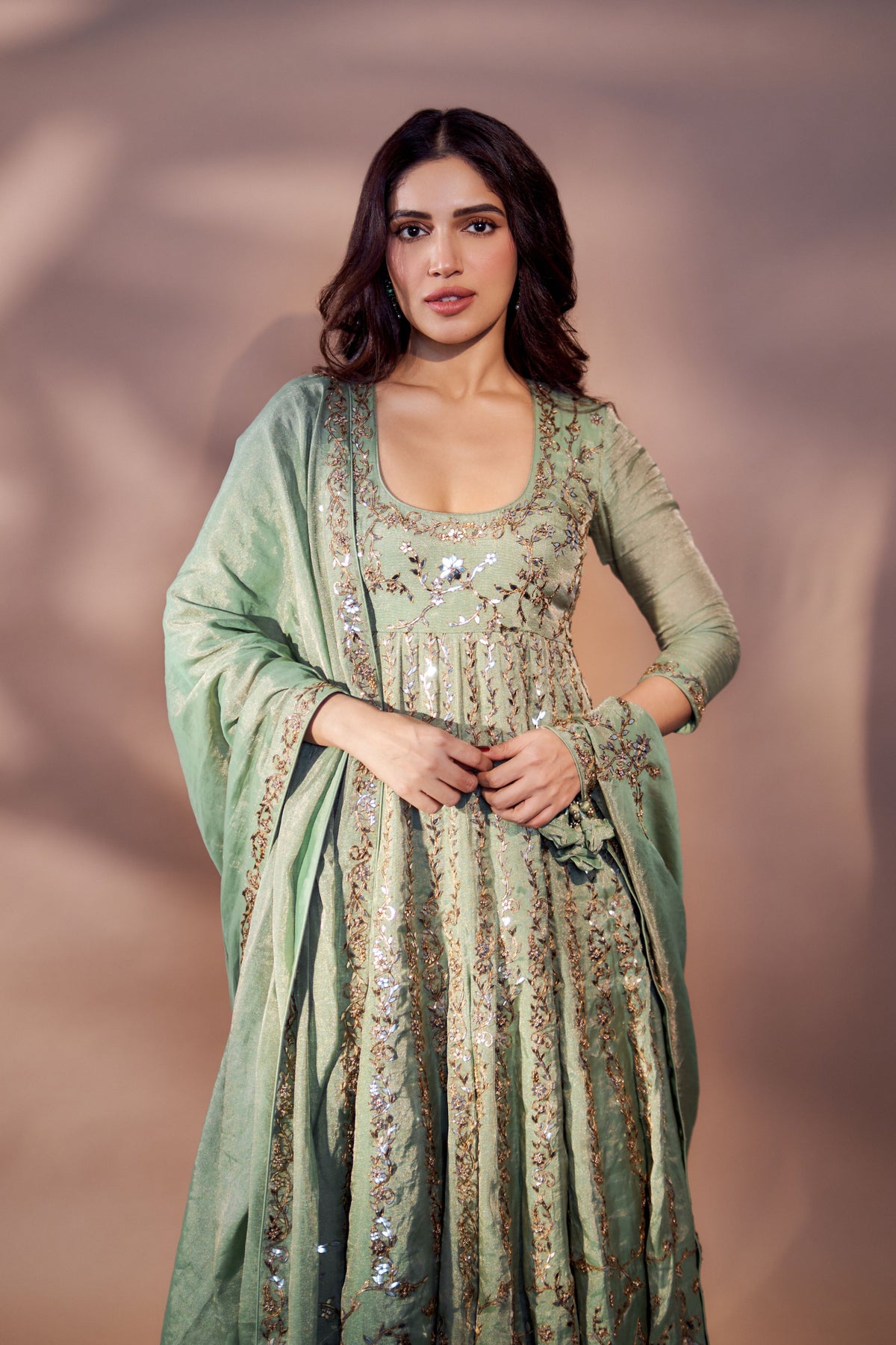 Bhumi Pednekar in Punit Balana