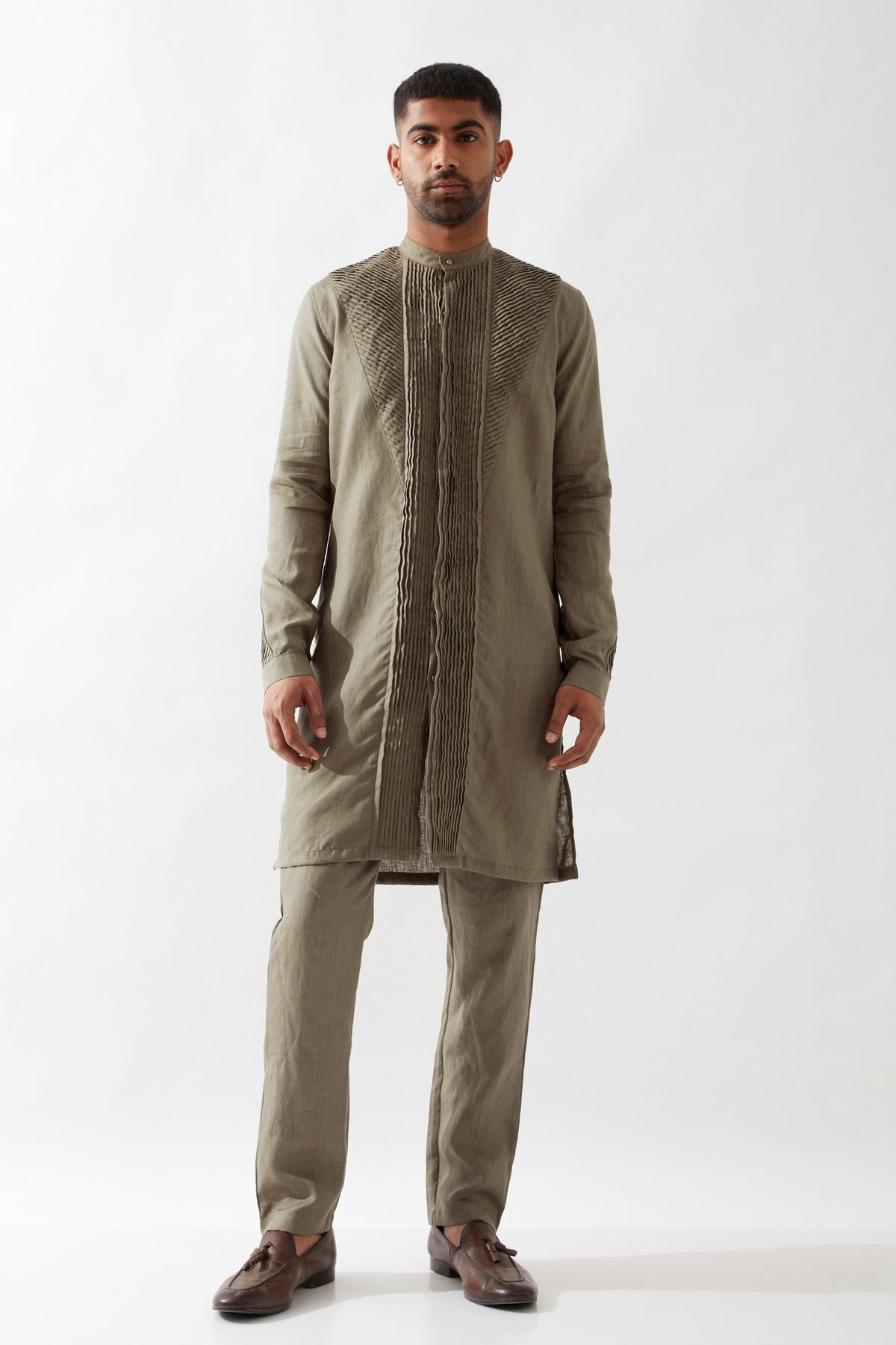 Gill Olive Kurta Set