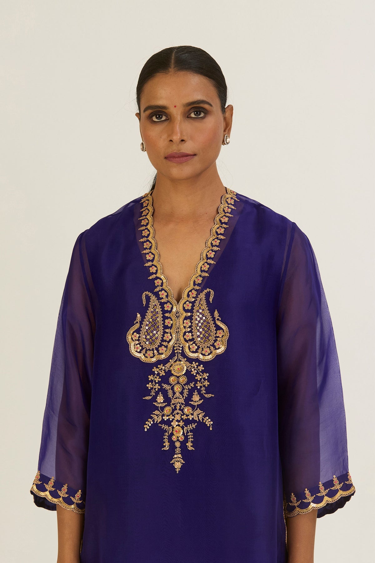 Rysa Royal Blue Kurta &amp; Pants
