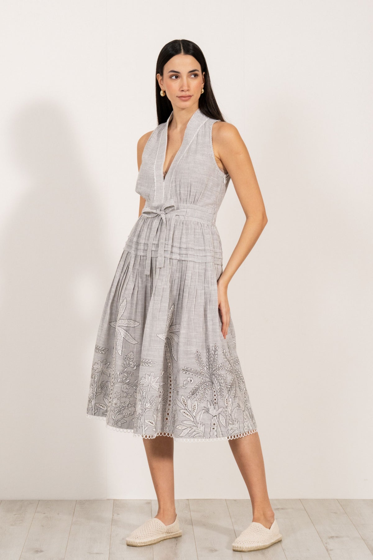 Adela Halter Neck Dress