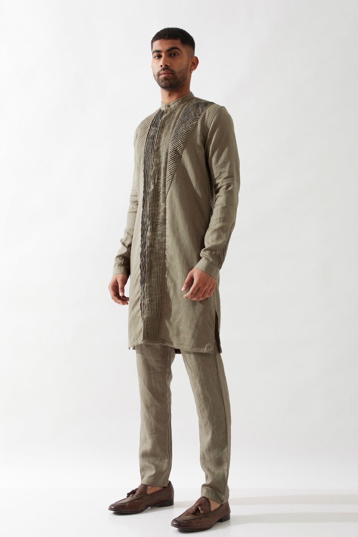 Gill Olive Kurta Set