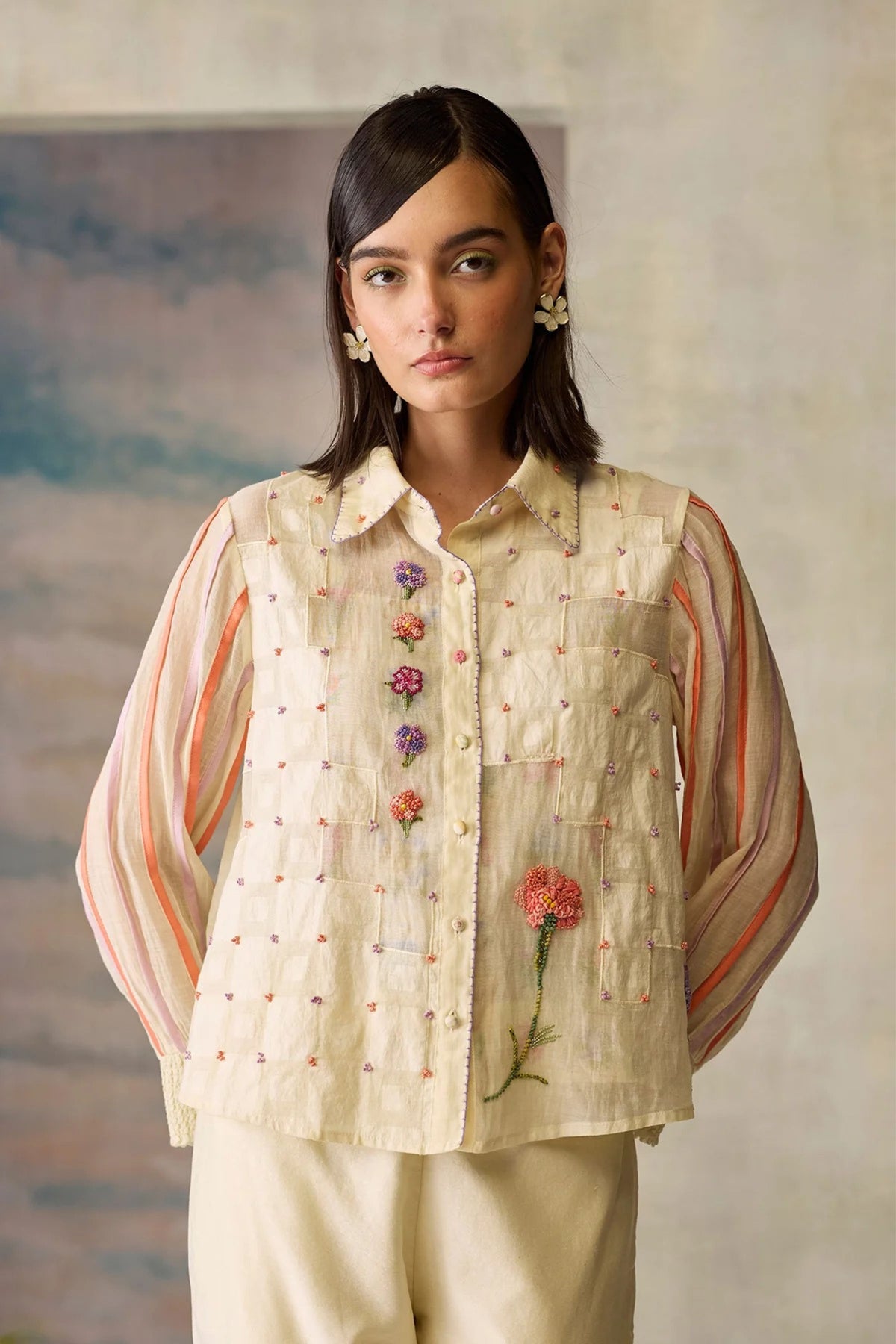 Moonlight Beaded Shirt