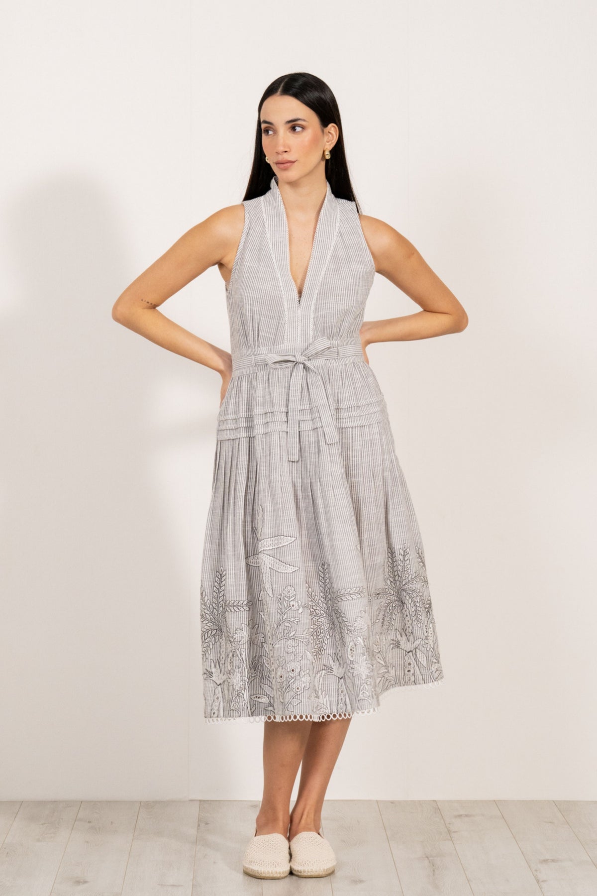 Adela Halter Neck Dress