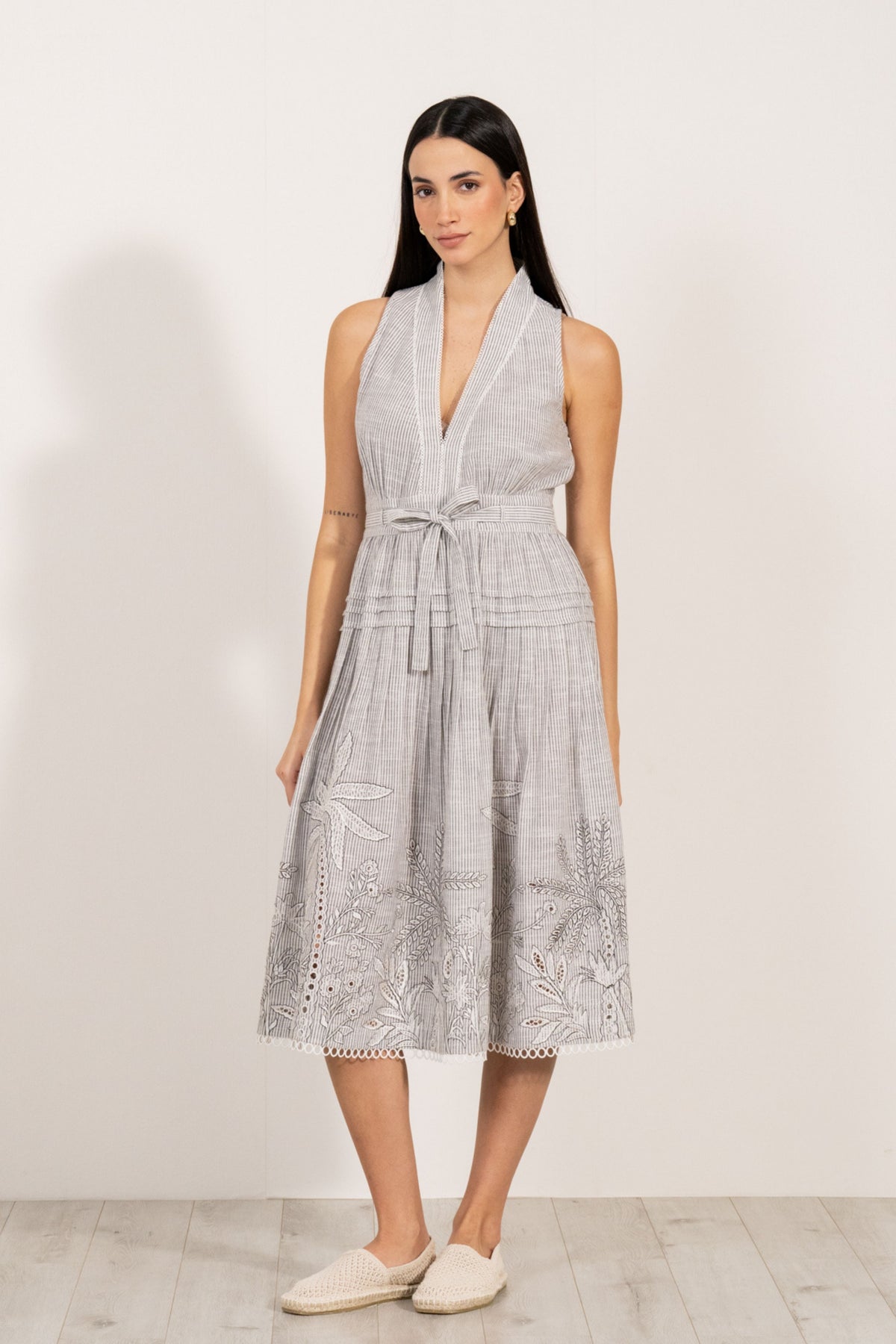 Adela Halter Neck Dress