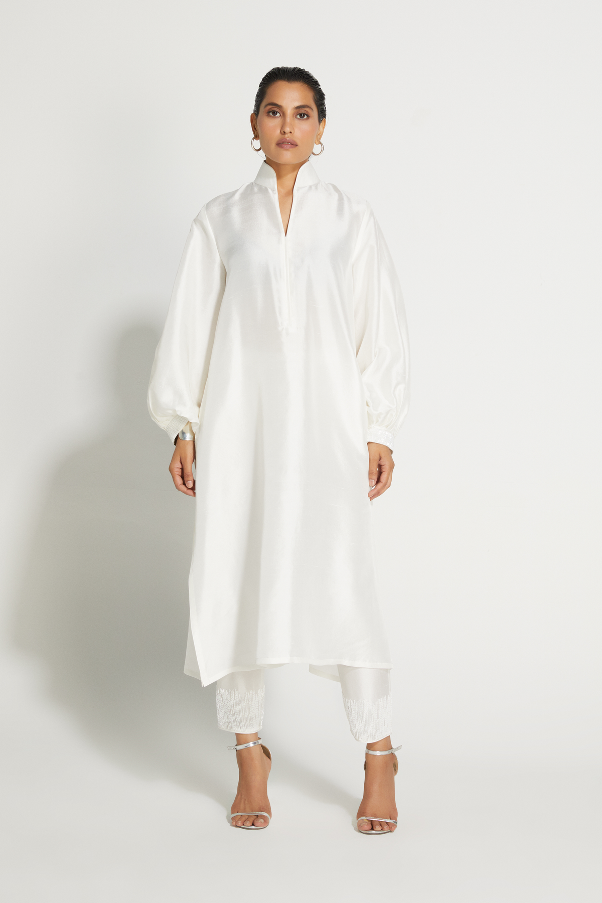Mandarin Kurta Set