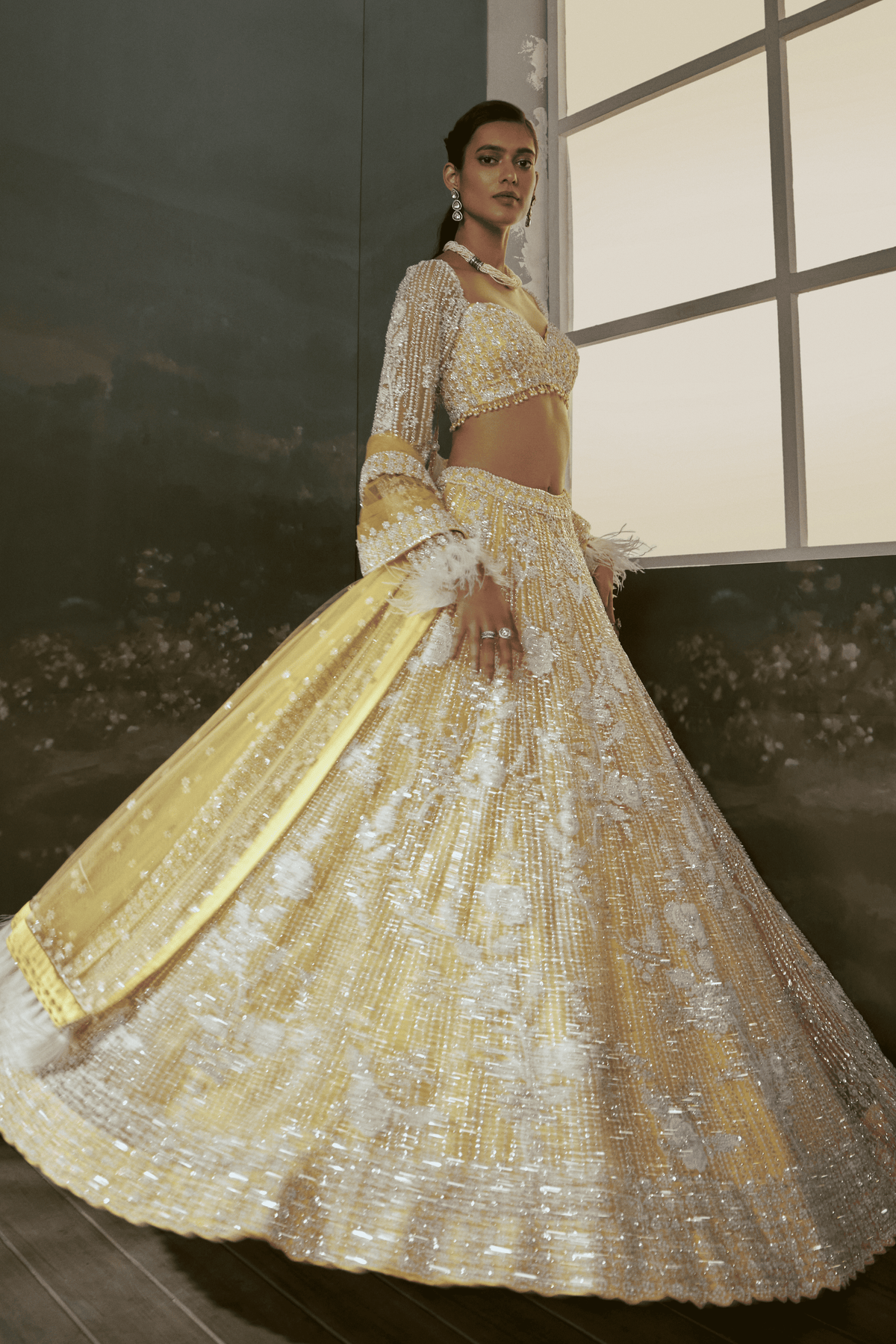 Yellow Lehenga Set