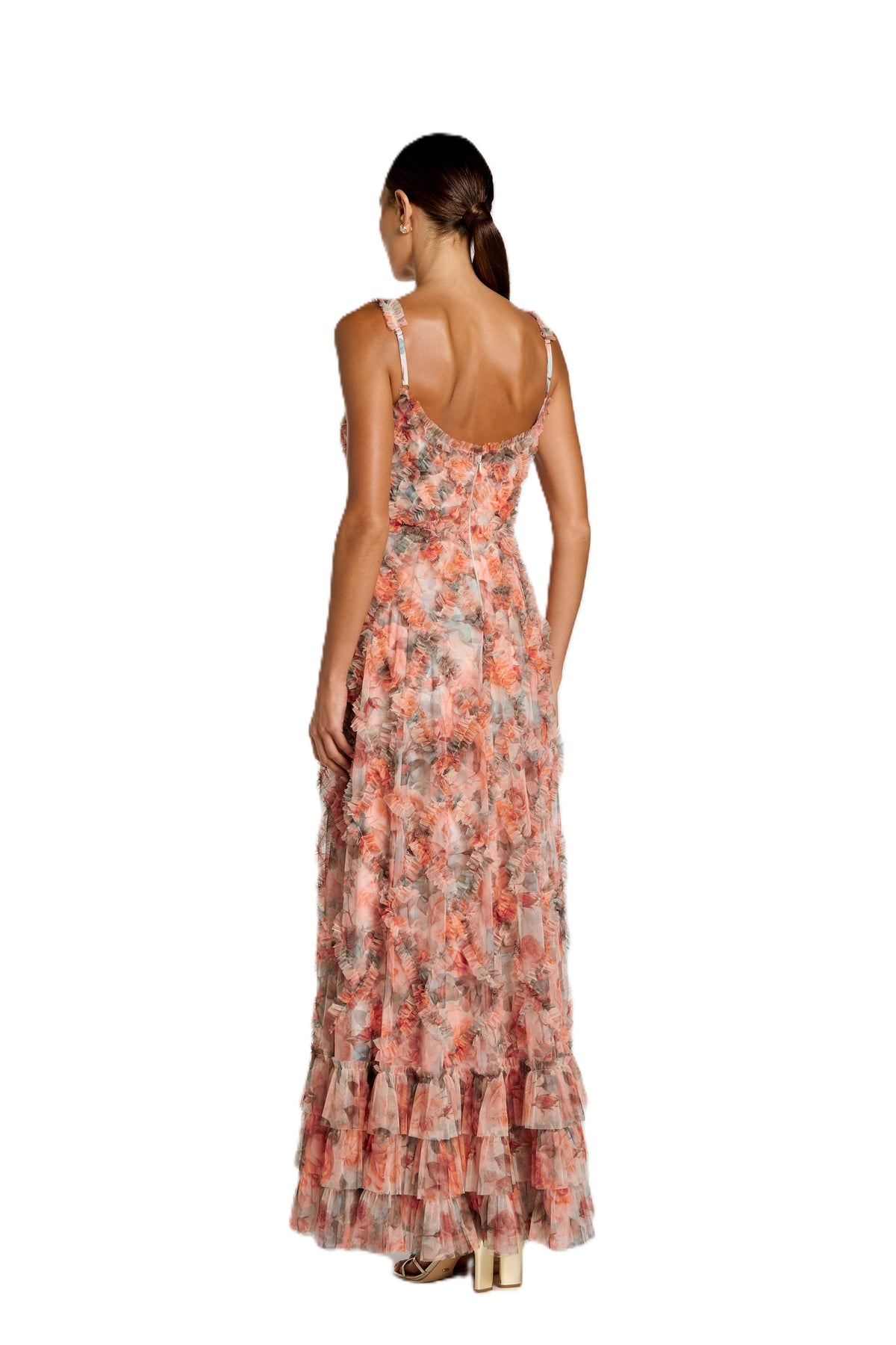 Floral Ruffle Tiered Maxi Dress