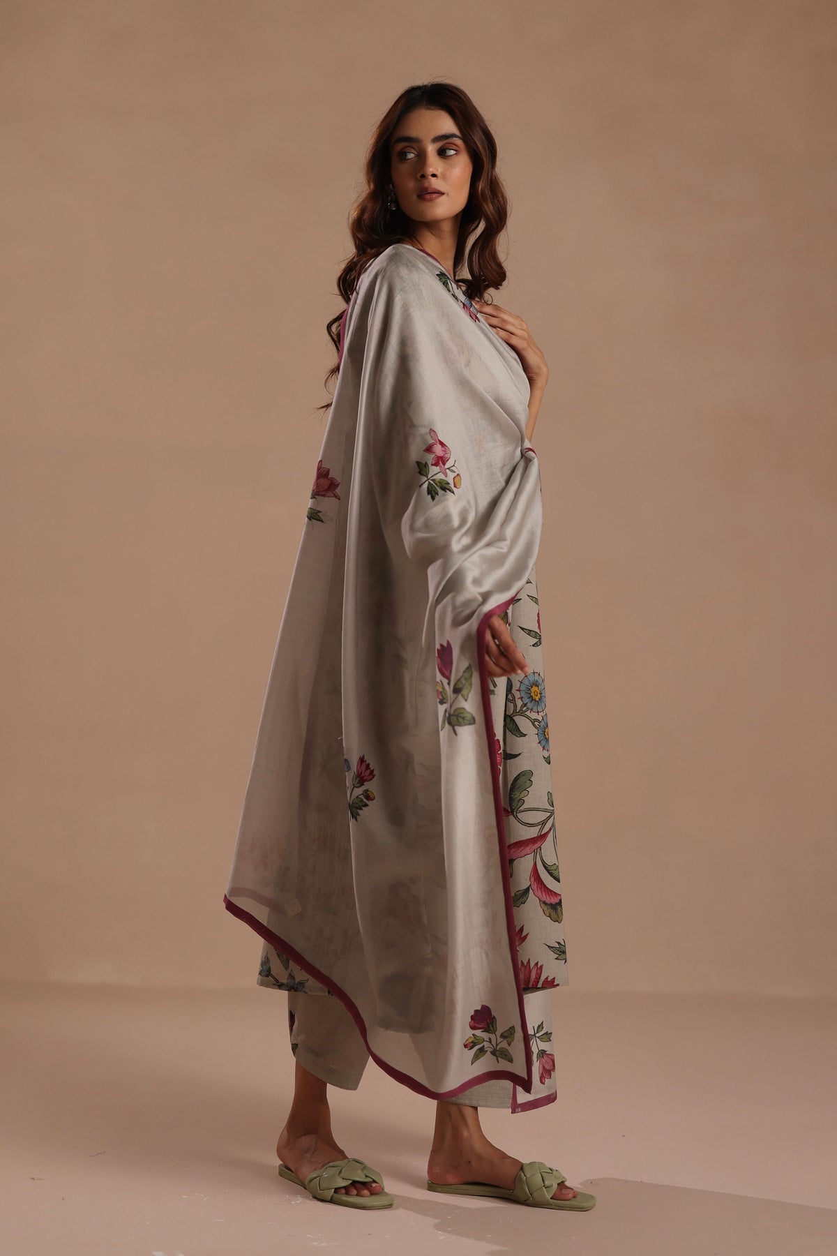 Daphne Dusty Blue Kurta Set